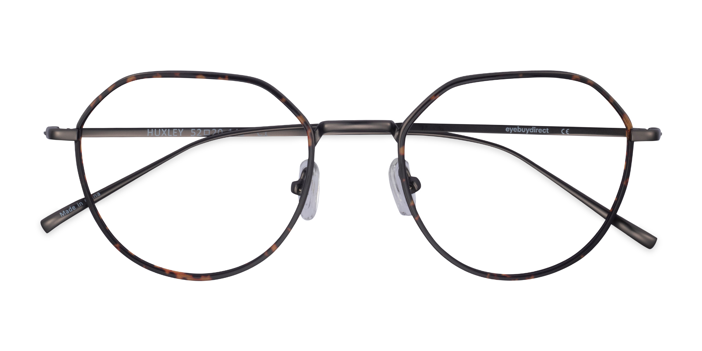 Tortoise  Gunmetal Huxley -  Métal Lunettes de vue