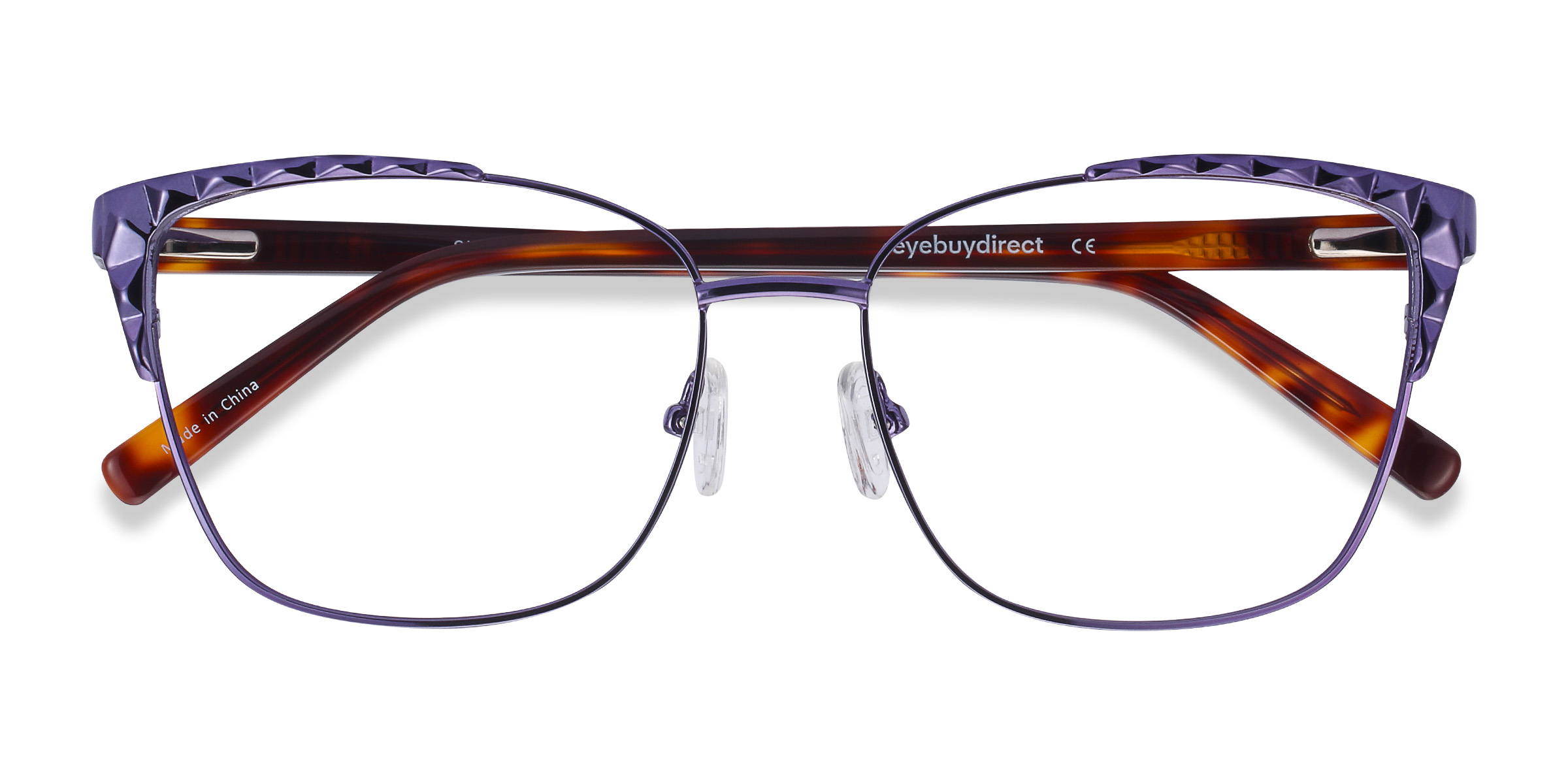 Purple Signora -  Acetate-metal Eyeglasses