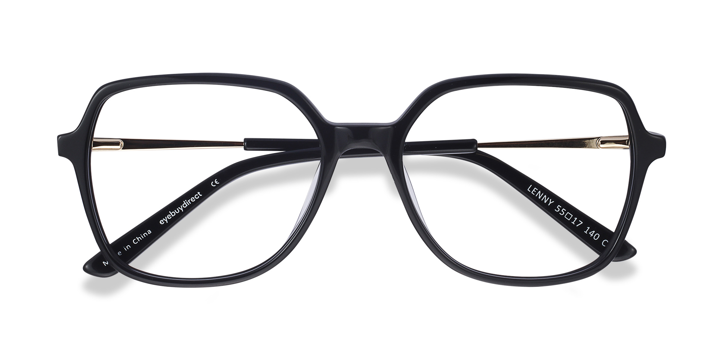 Black Lenny -  Acetate-metal Eyeglasses