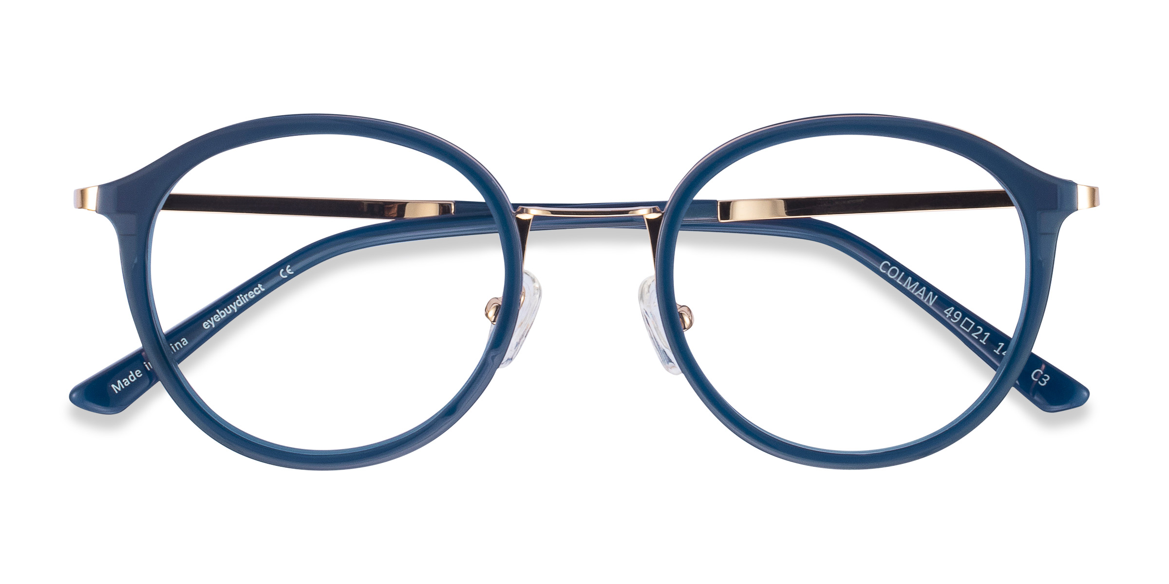 Bleu marine  Colman -  Acetate-metal Lunettes de vue