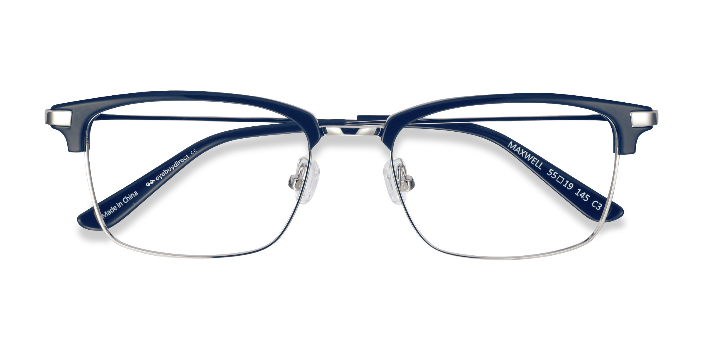 Bleu marine  Maxwell -  Acetate-metal Lunettes de vue