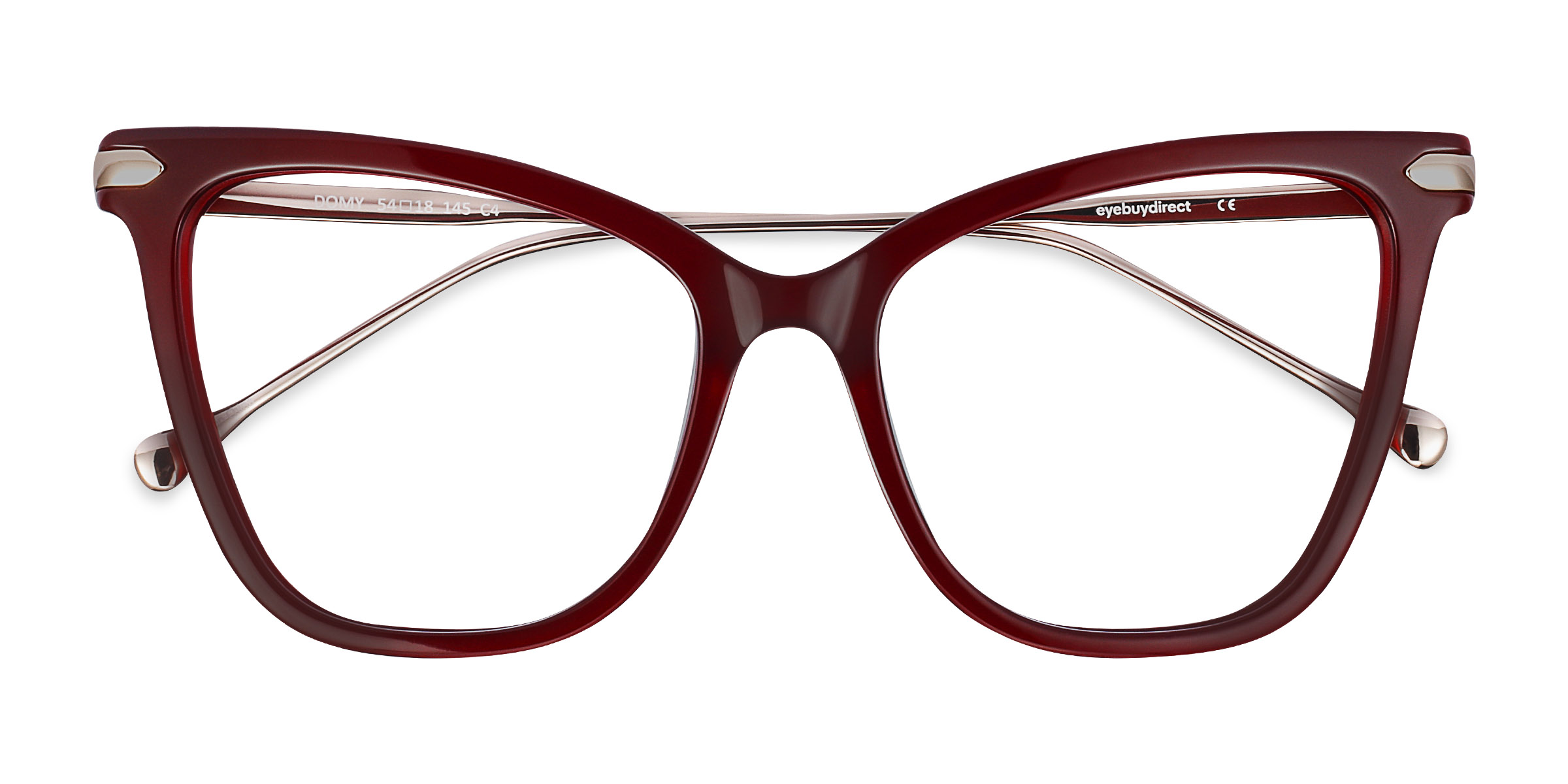 Burgundy Domy -  Acetate-metal Eyeglasses
