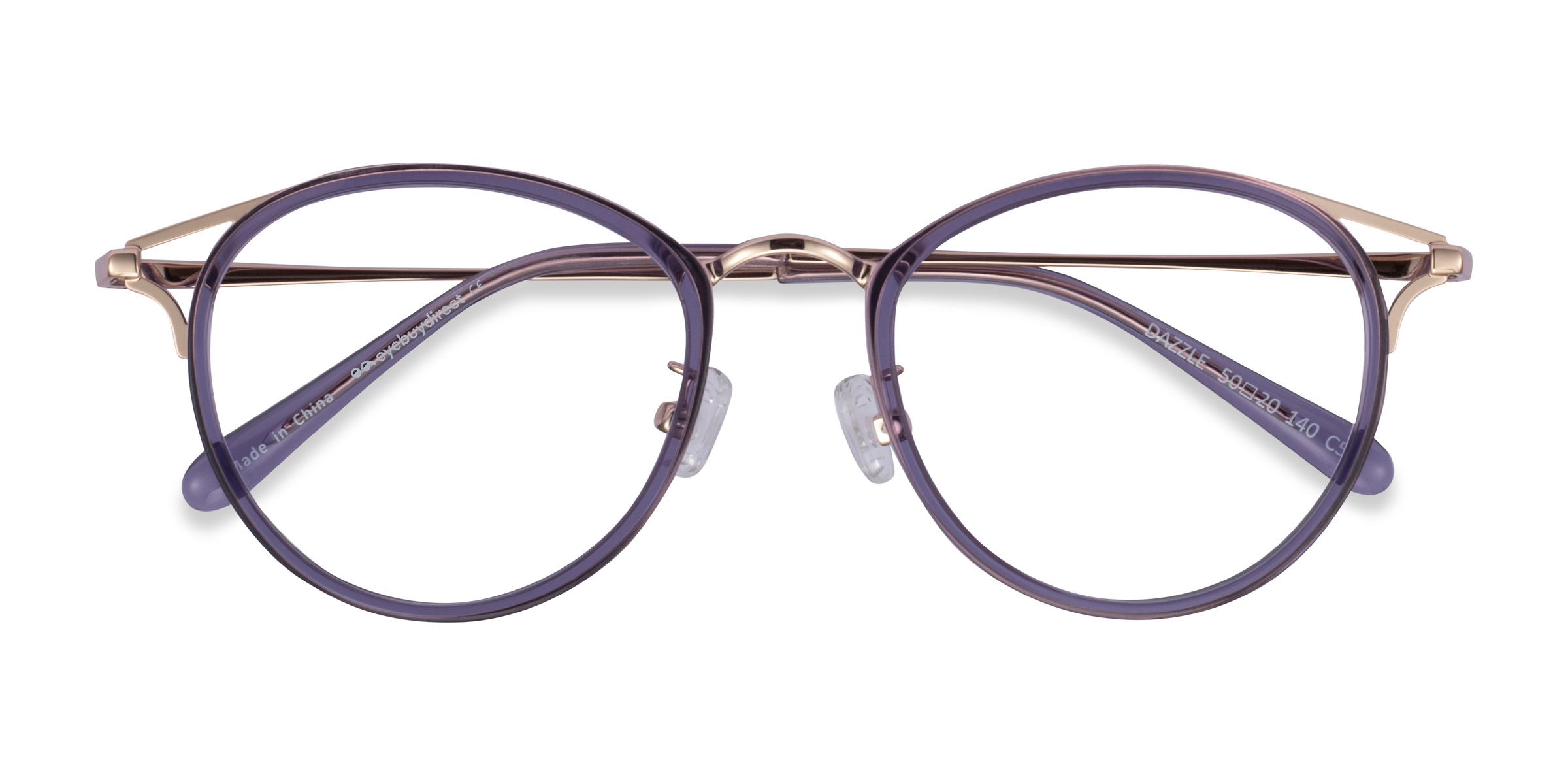 Purple Dazzle -  Acetate-metal Eyeglasses