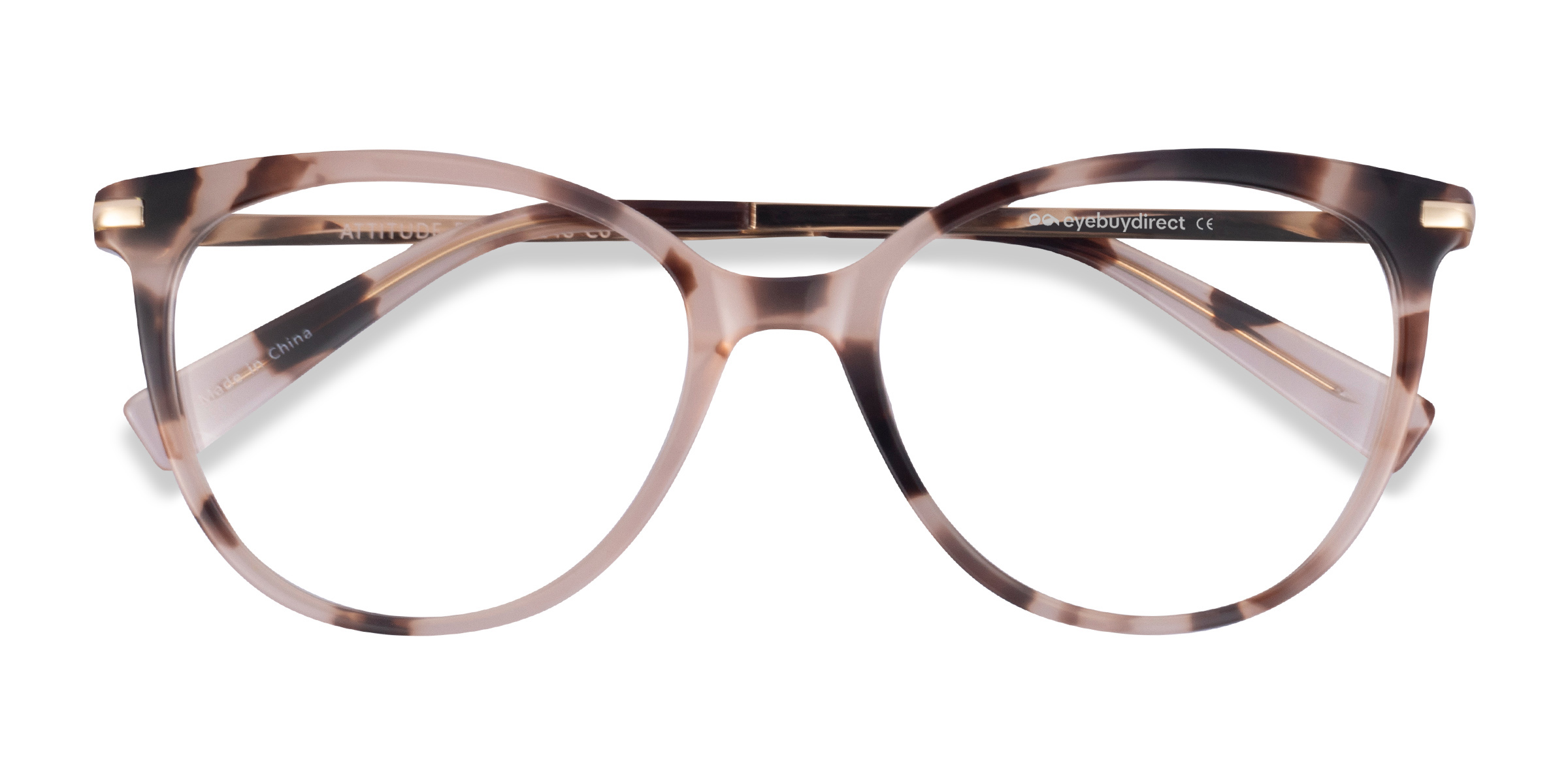 Pink Ivory Tortoise Attitude -  Acetate Eyeglasses