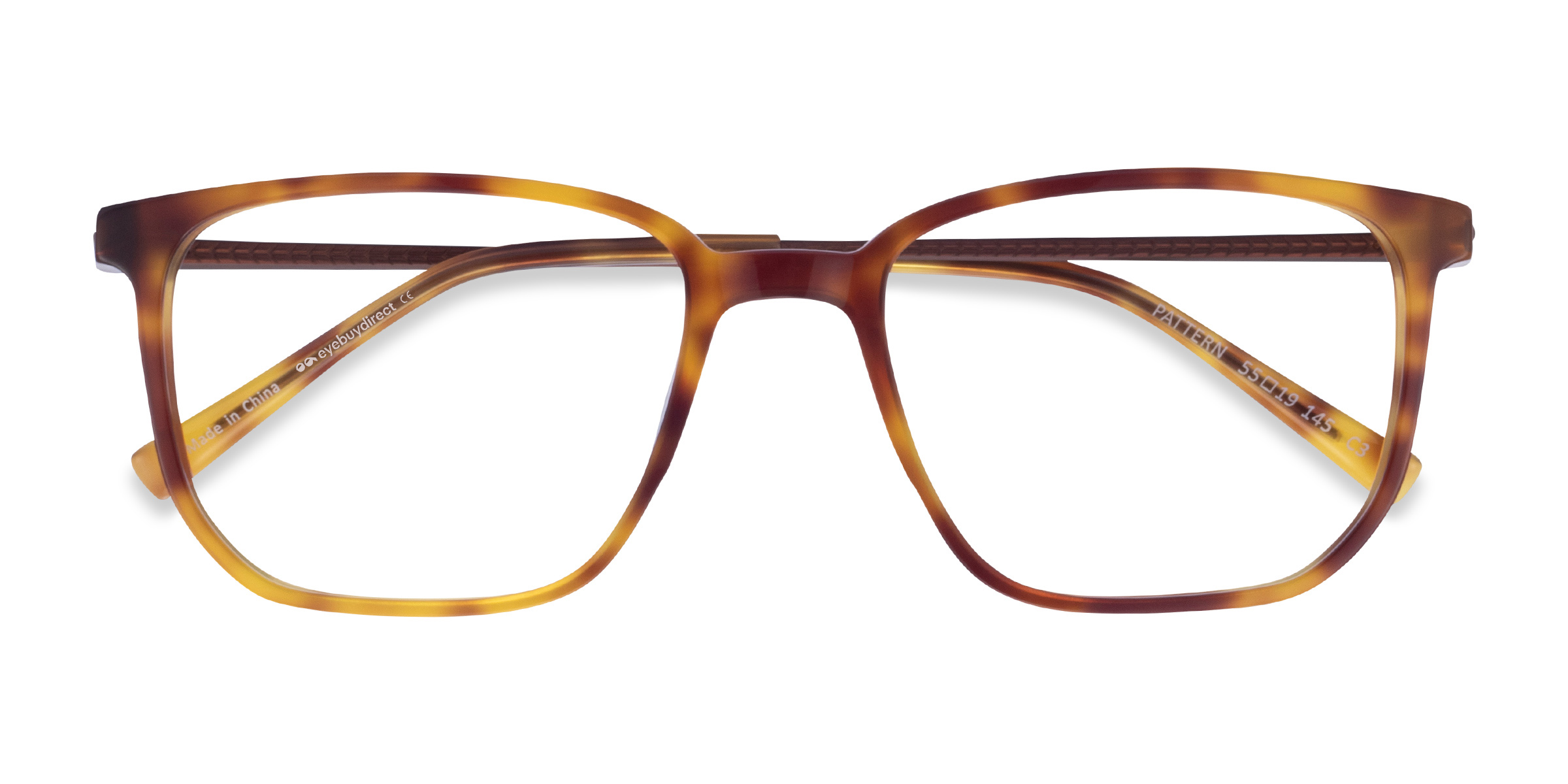 Tortoise Pattern -  Acetate Eyeglasses