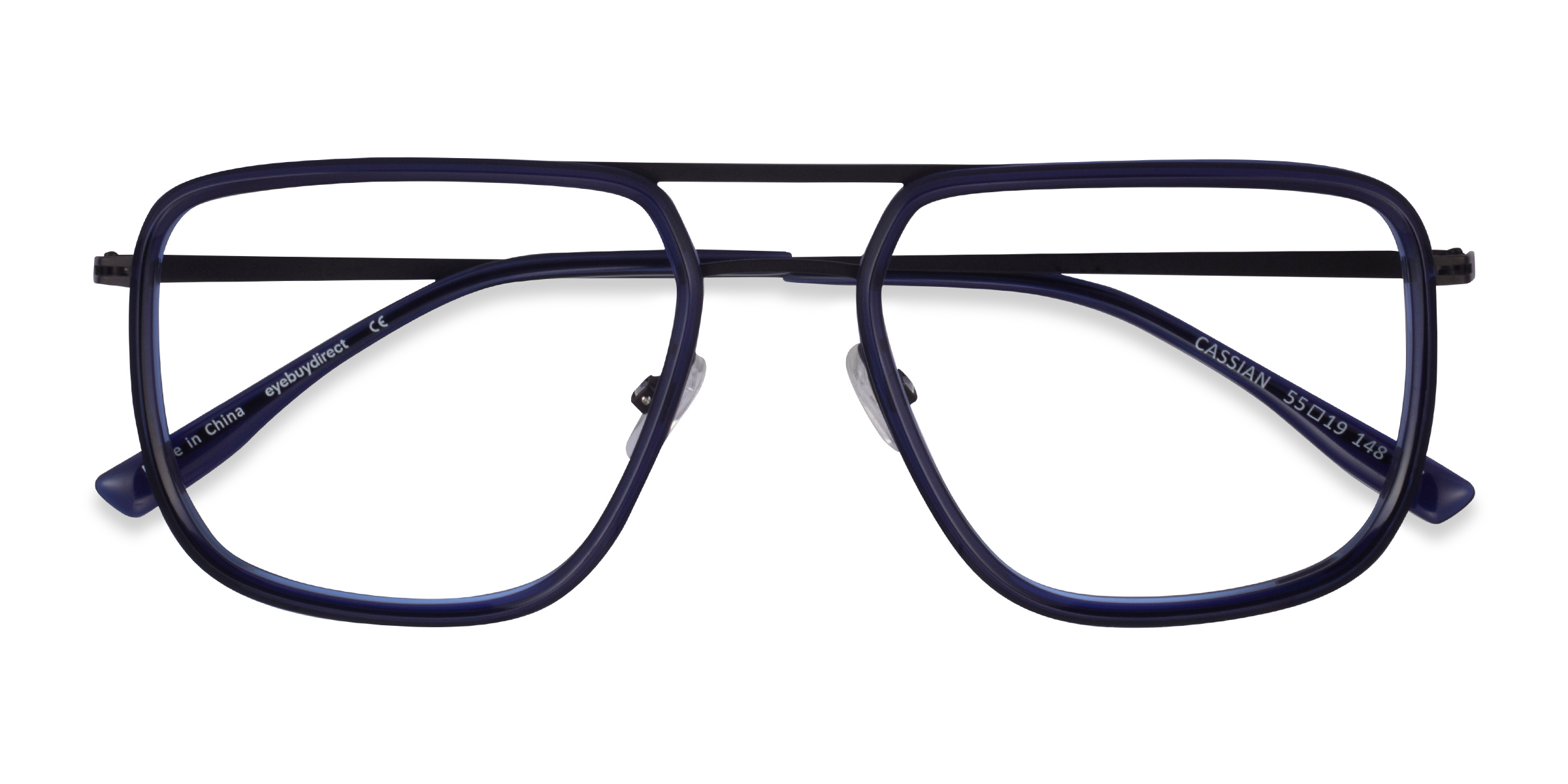 Navy Gunmeal Cassian -  Acétate Lunettes de vue