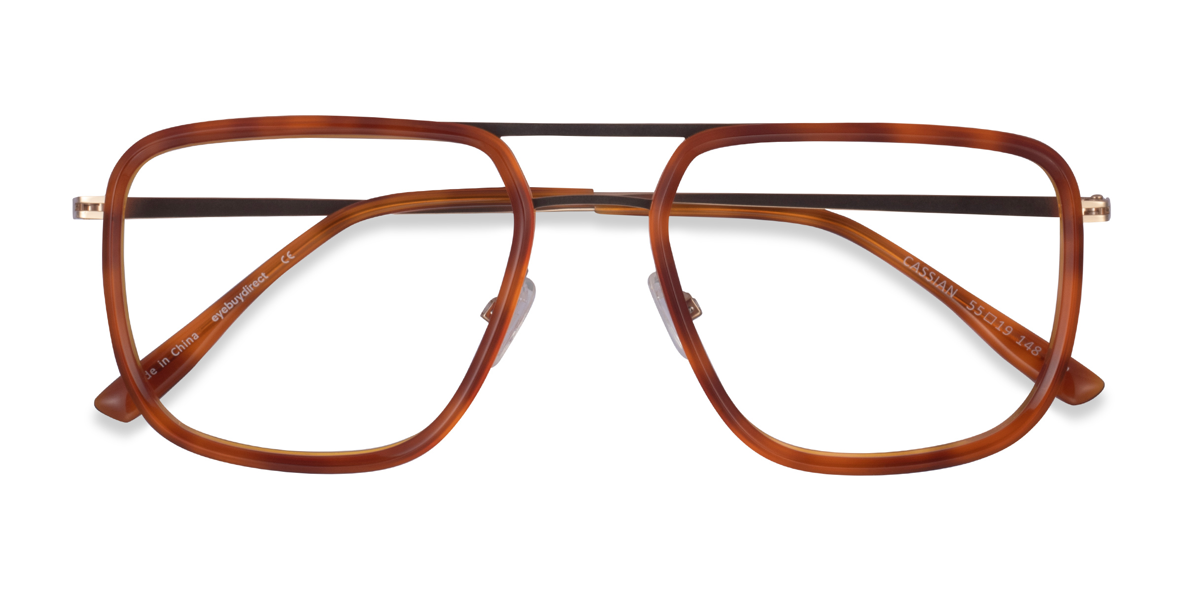 Tortoise Gold Cassian -  Acétate Lunettes de vue