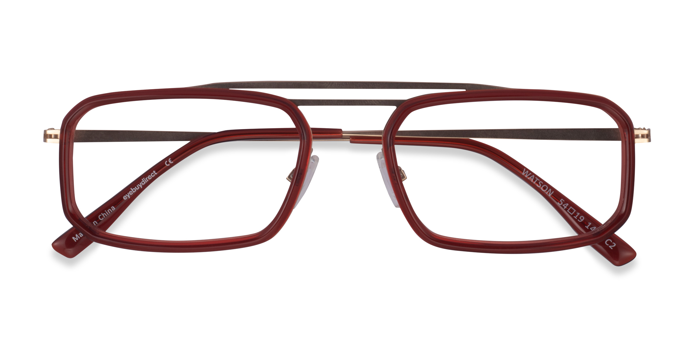 Clear Red  Gold Watson -  Métal Lunettes de vue