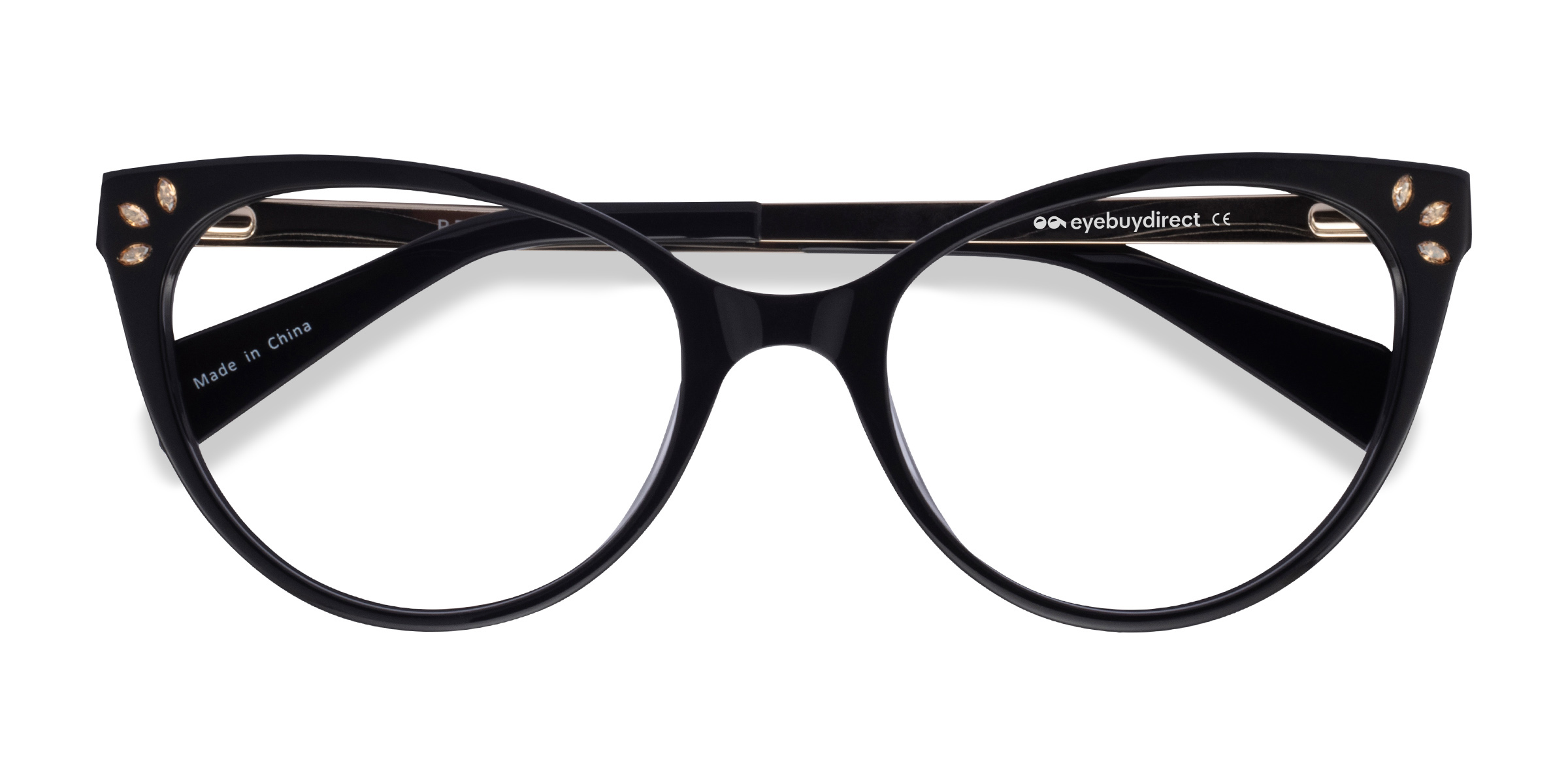 Black Beauty -  Acetate-metal Eyeglasses