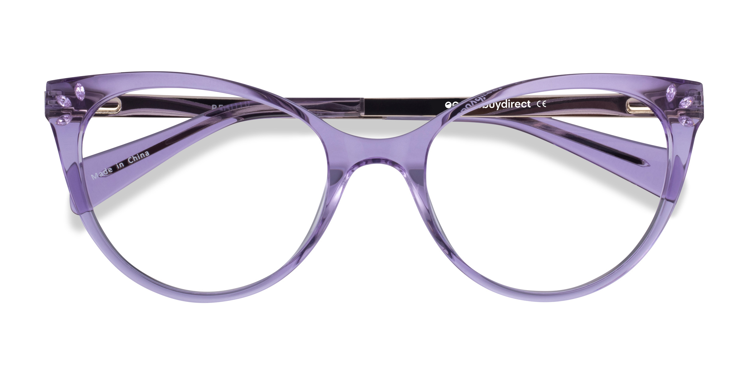 Clear Purple Beauty -  Acetate-metal Lunettes de vue