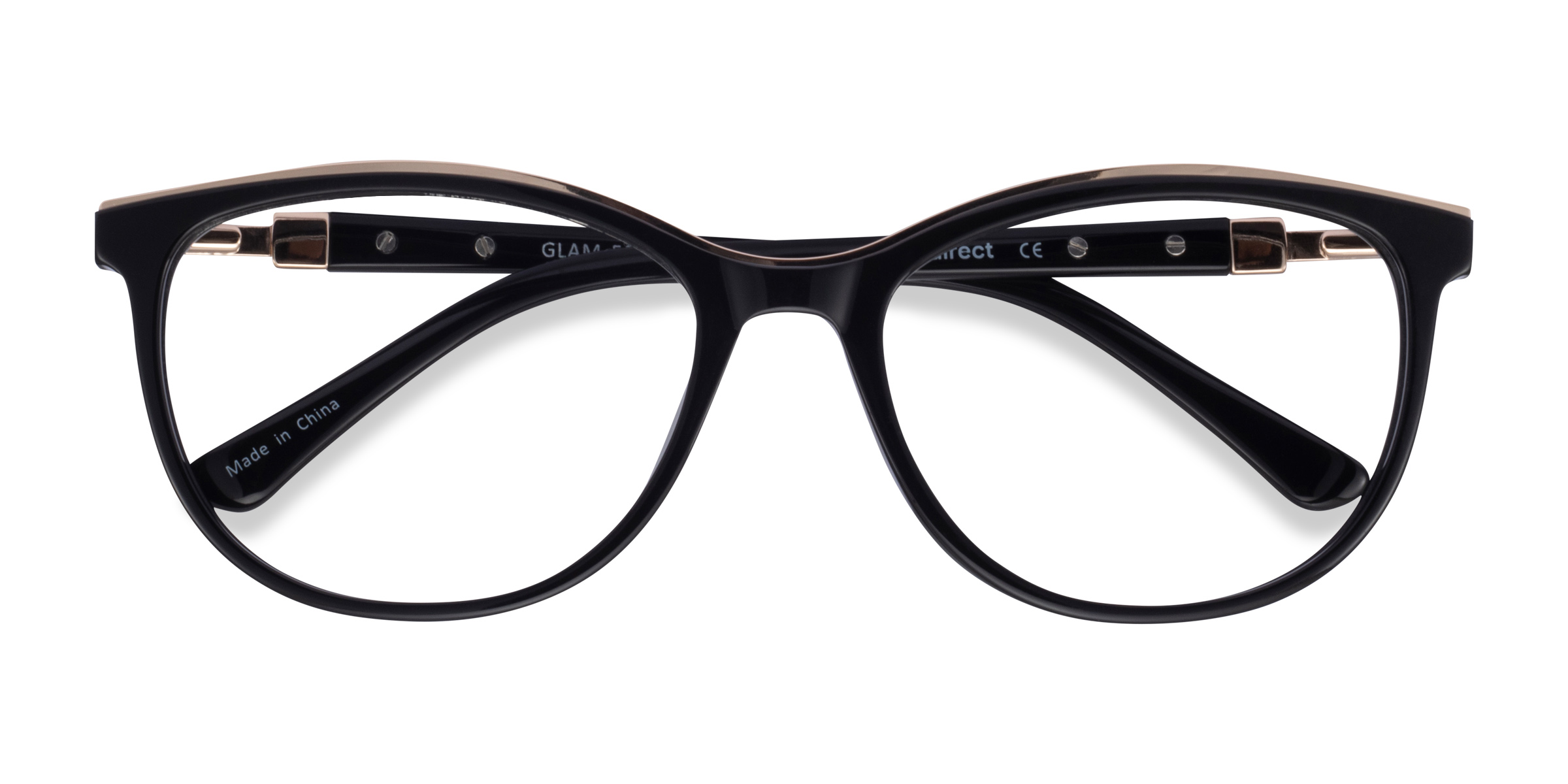 Noir Glam -  Acetate-metal Lunettes de vue
