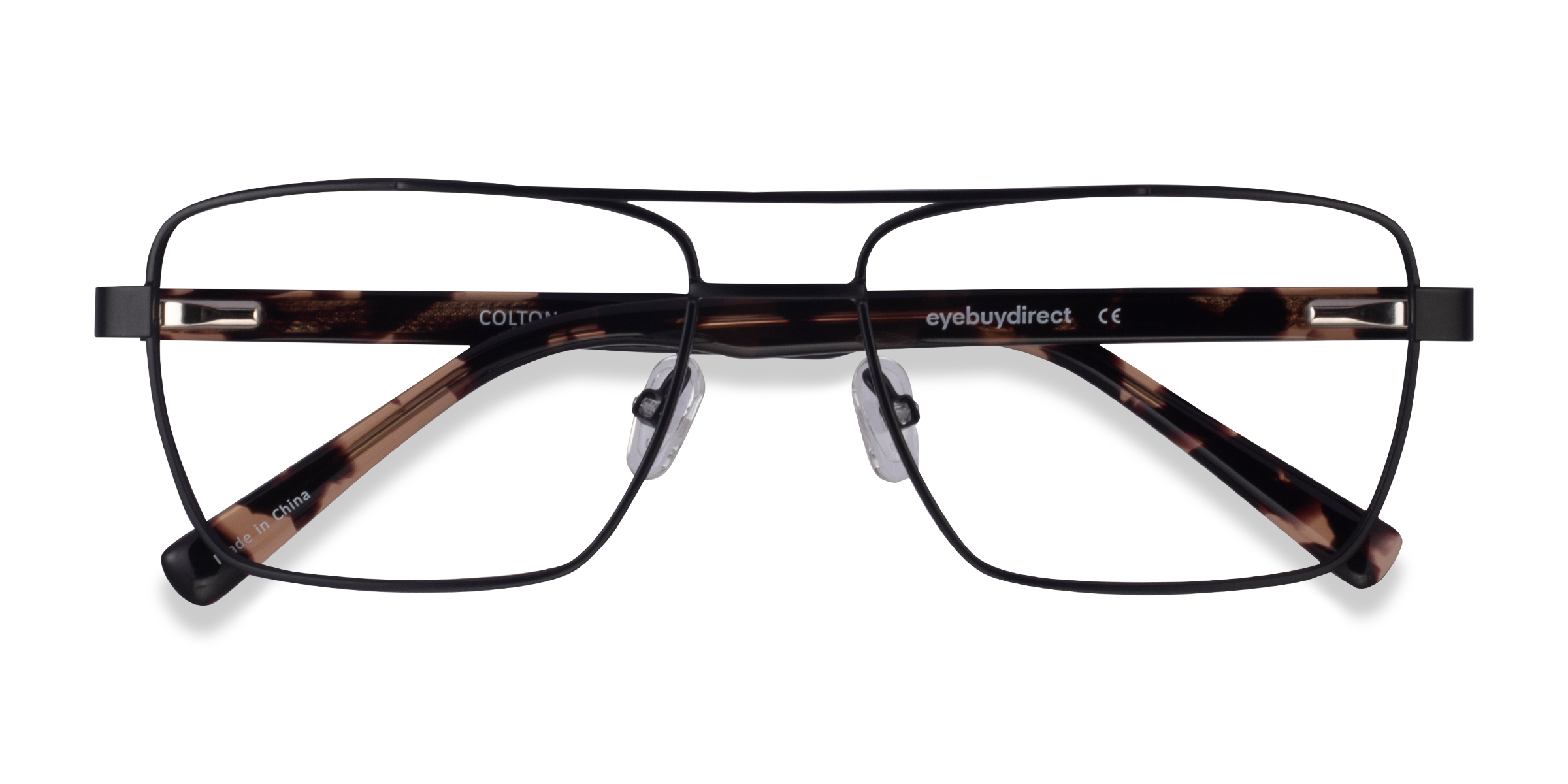 Black & Tortoise Colton -  Acetate Eyeglasses