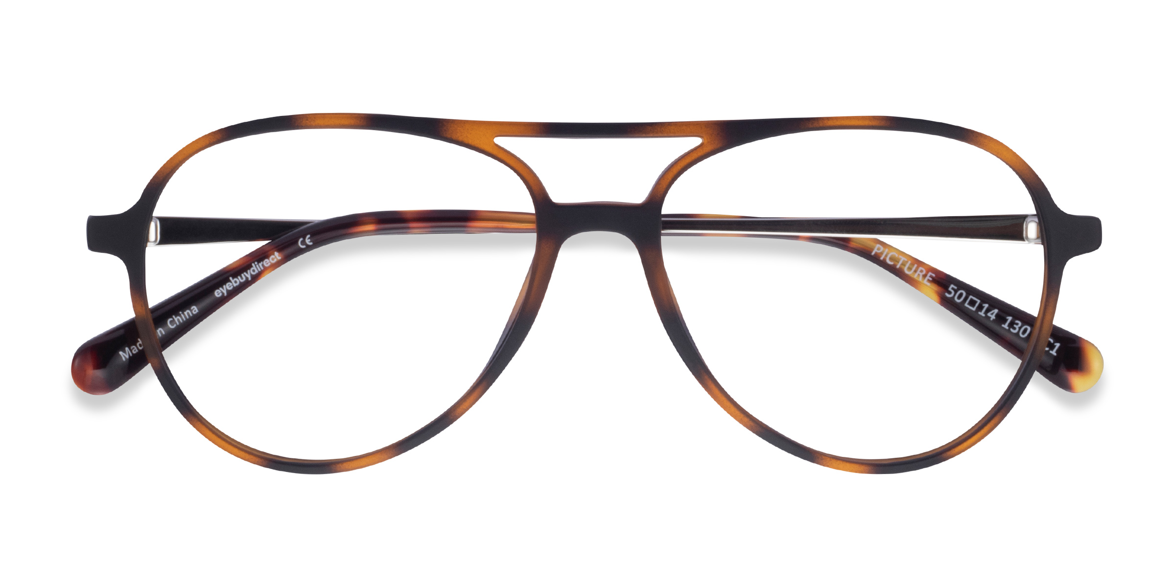 Matte Tortoise   Silver Picture -  Plastic-metal Lunettes de vue