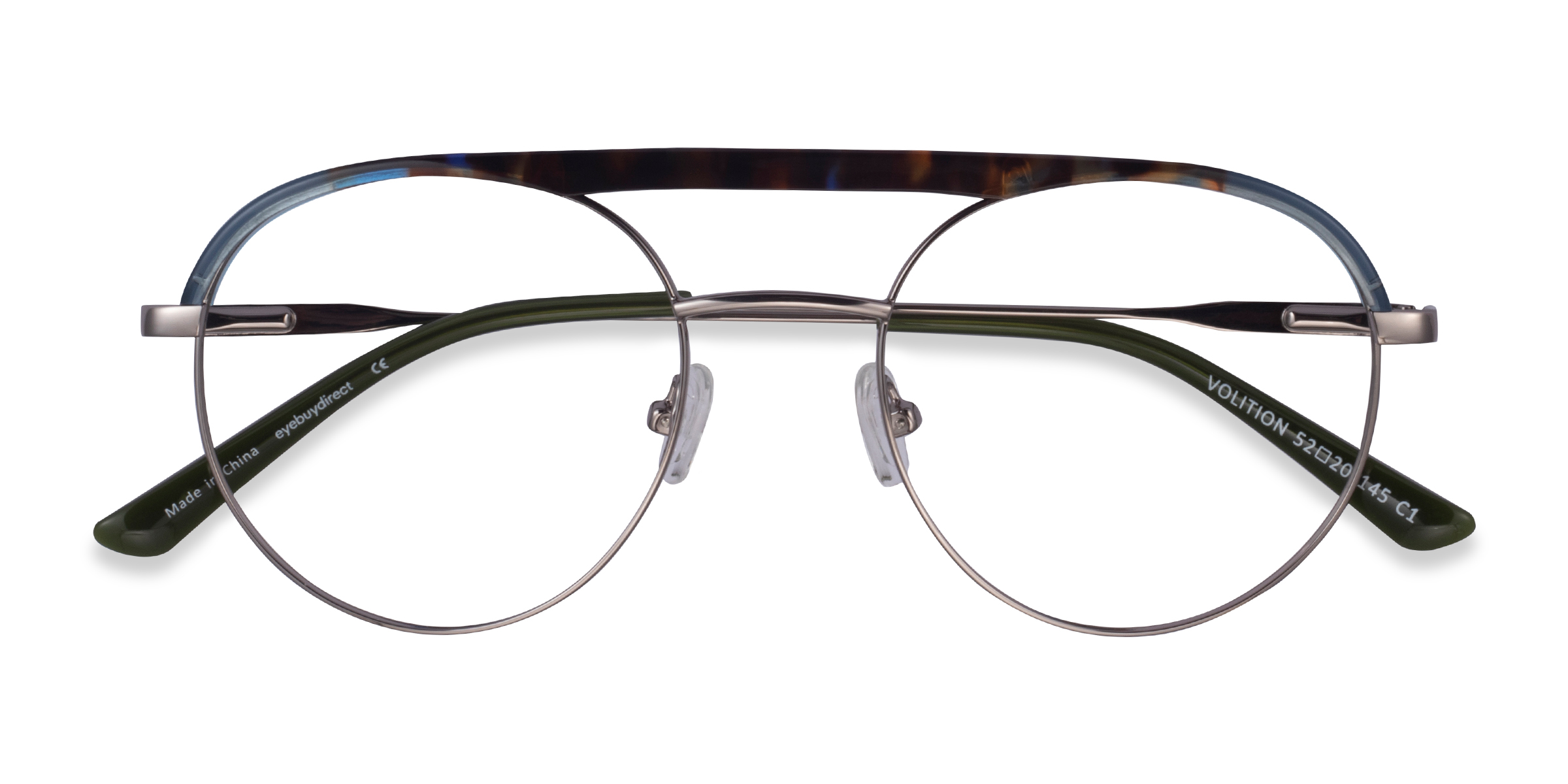 Gunmetal & Tortoise Volition -  Acetate-metal Eyeglasses