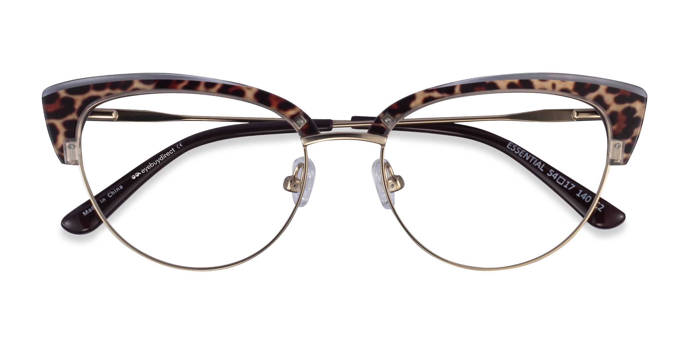 Leopard & Gold Essential -  Acetate-metal Lunettes de vue