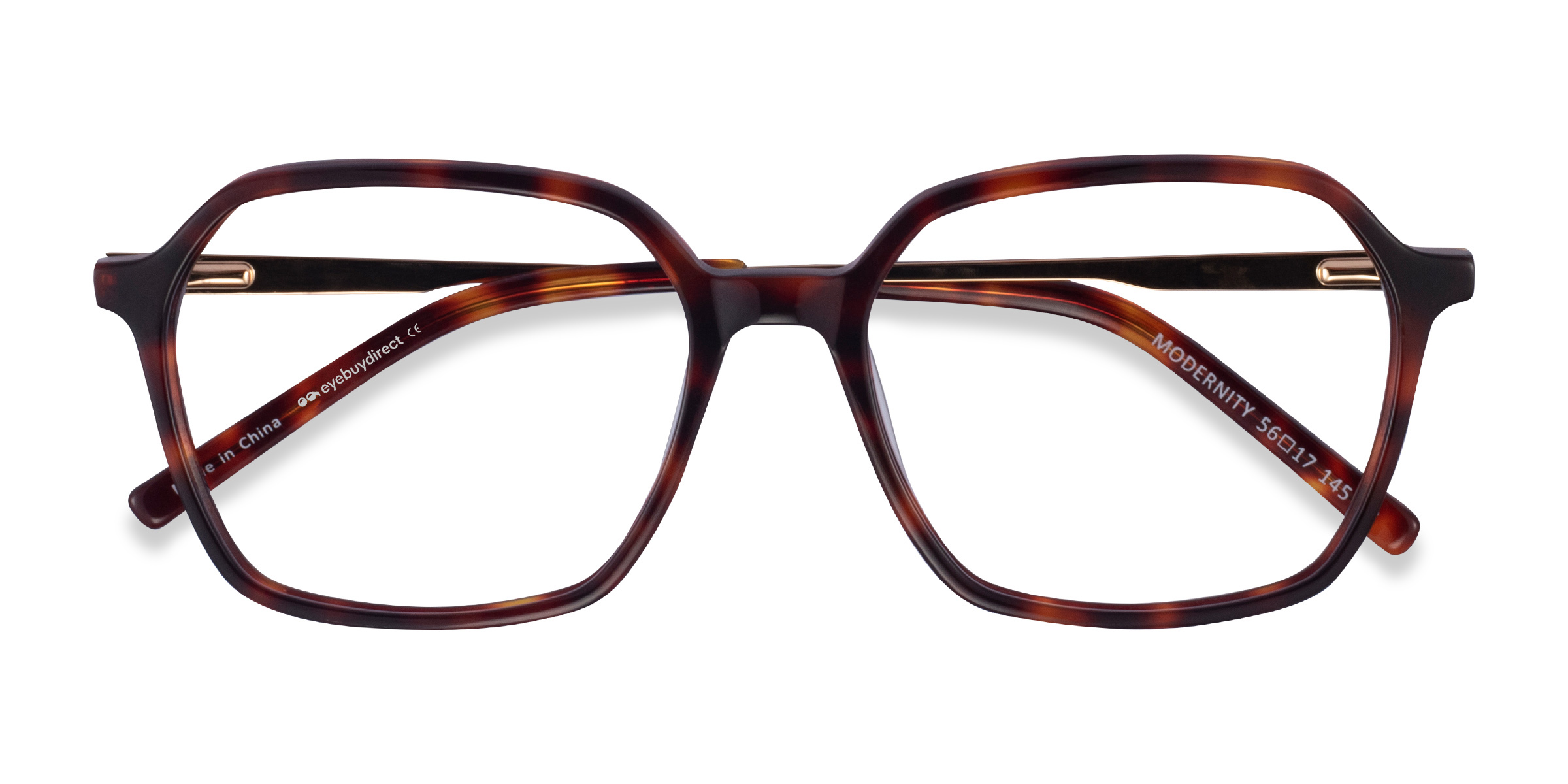 Tortoise Gold Modernity -  Acétate Lunettes de vue