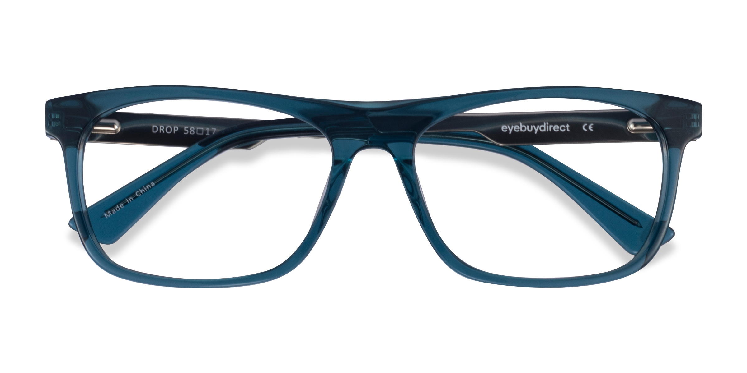 Green  Silver Drop -  Acetate Eyeglasses