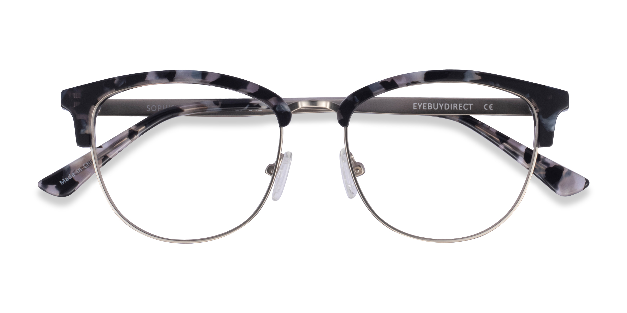 Ivory Tortoise & Silver Sophisticated -  Acetate-metal Lunettes de vue
