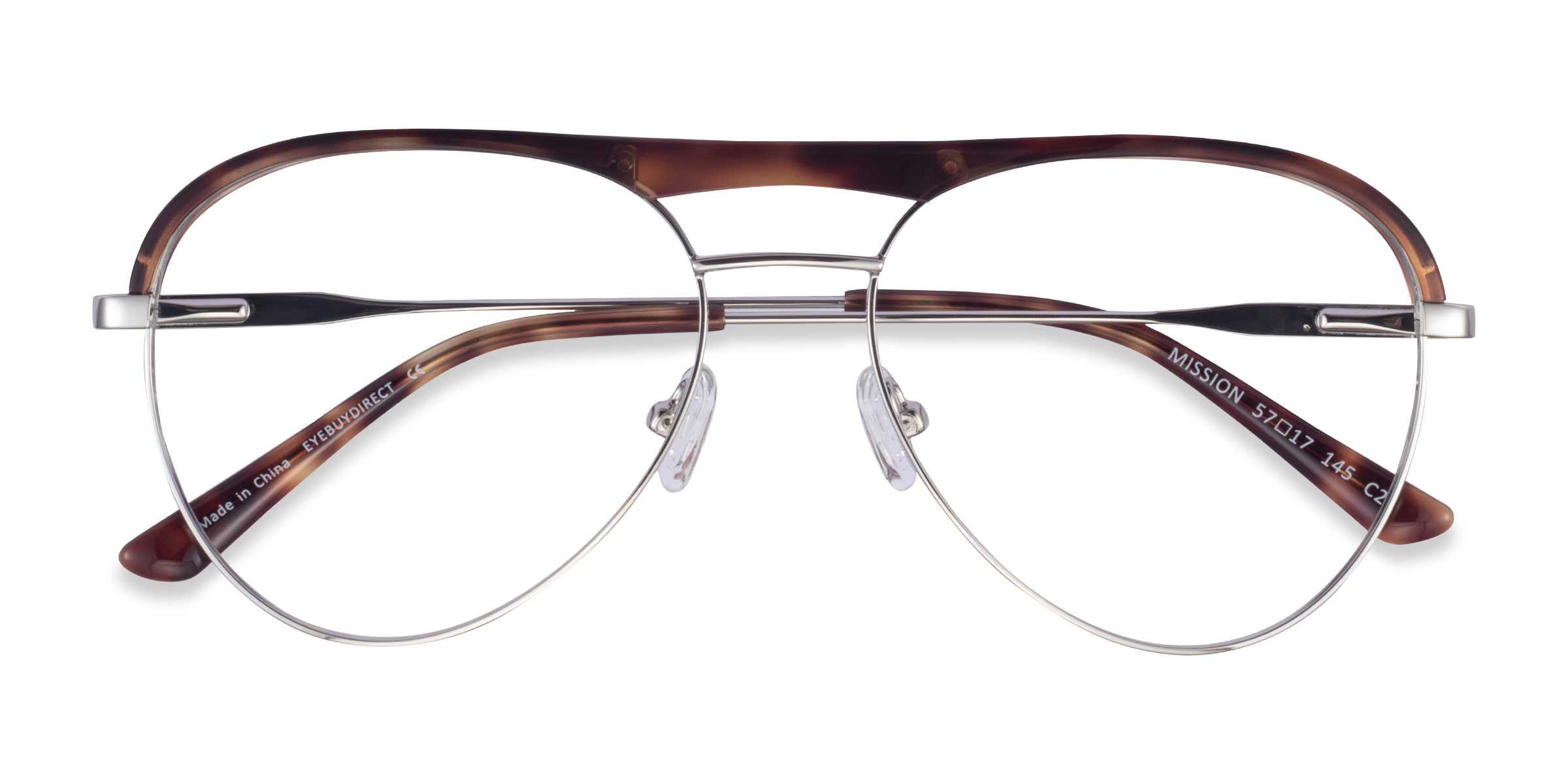 Tortoise & Silver Mission -  Acetate-metal Eyeglasses