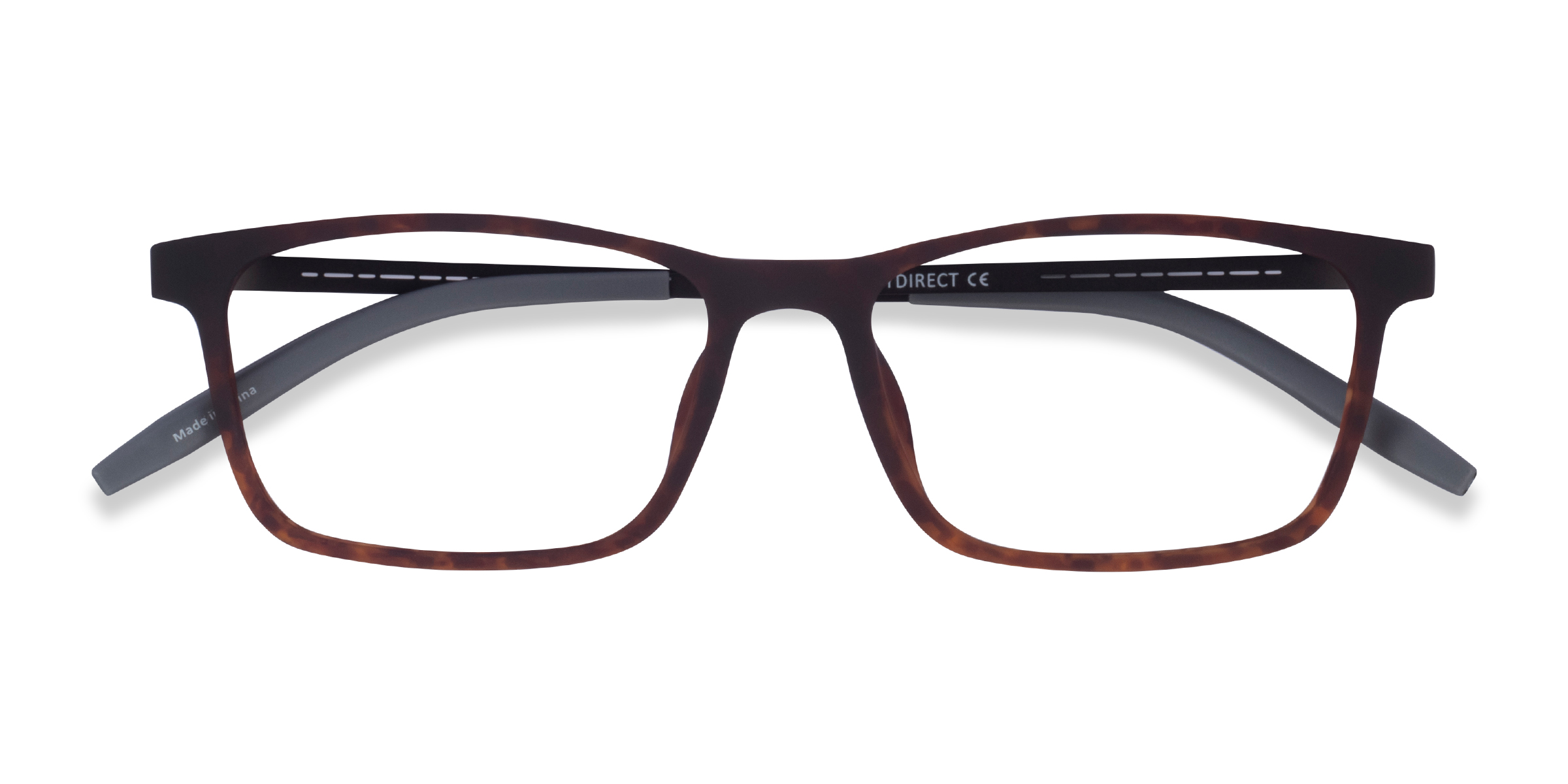 Matte Tortoise Black Rebus -  Plastique Lunettes de vue