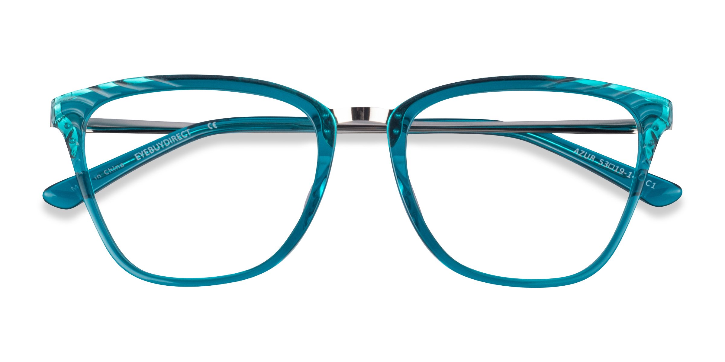 Aqua Silver Azur -  Acétate Lunettes de vue