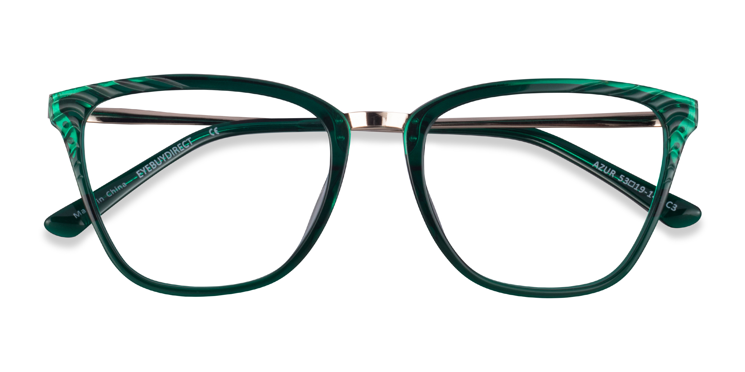 Clear Green Azur -  Métal Lunettes de vue