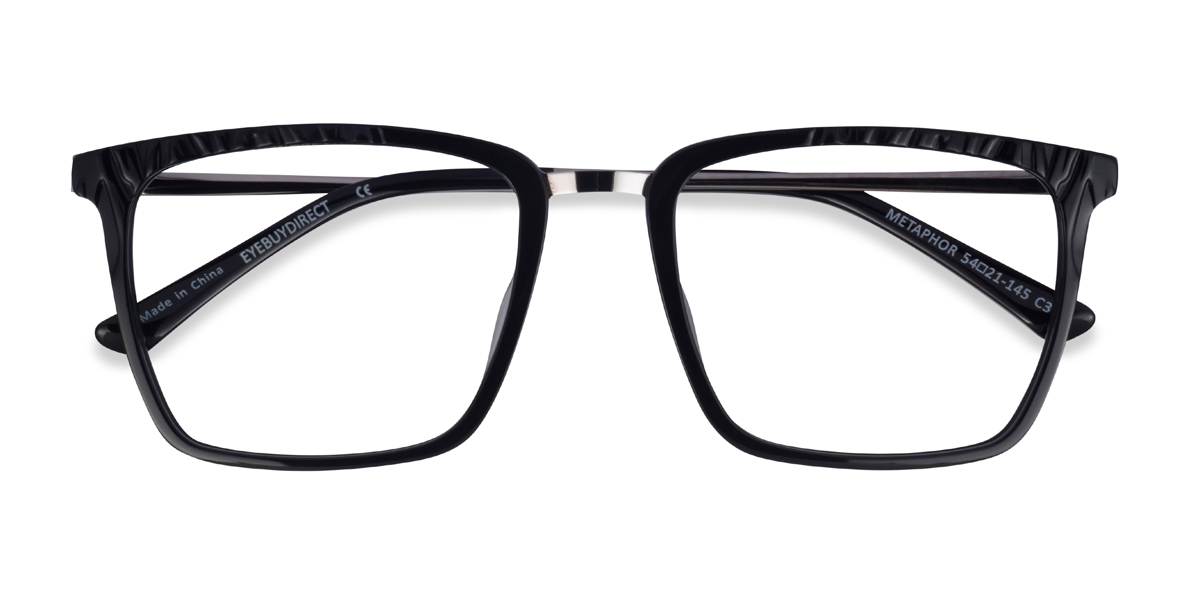 Black Metaphor -  Acetate Eyeglasses