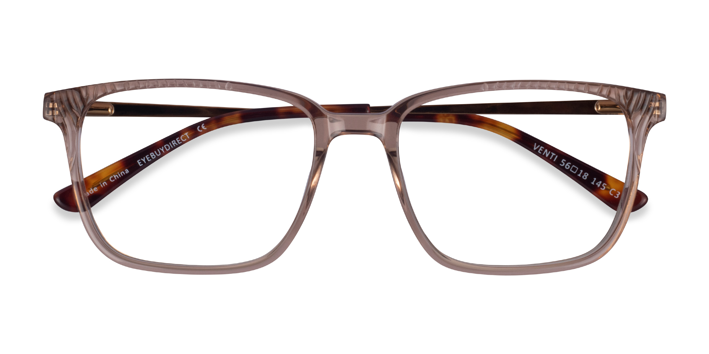 Clear Brown Venti -  Acetate Eyeglasses
