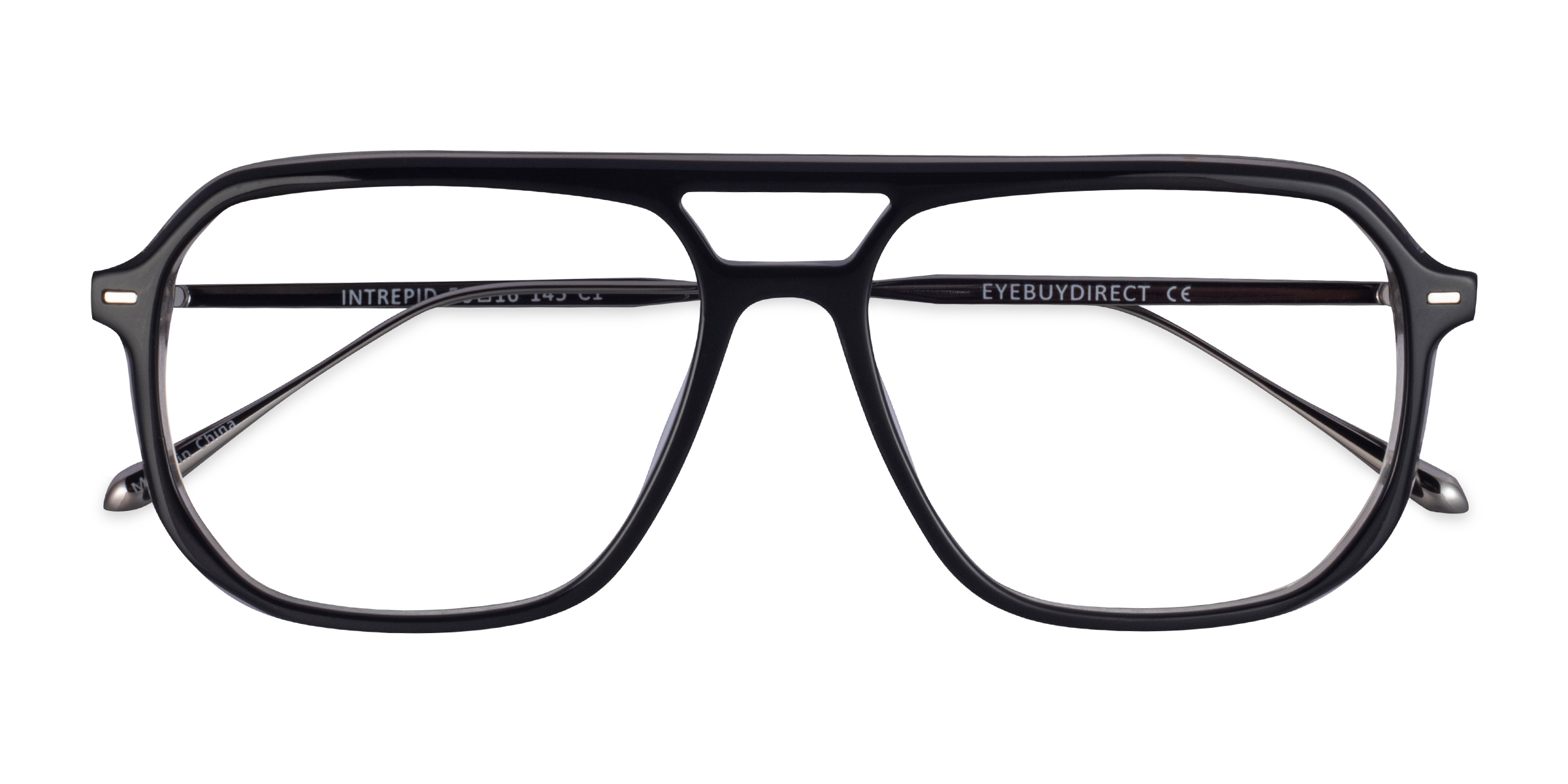 Black Gunmetal Intrepid -  Acétate Lunettes de vue