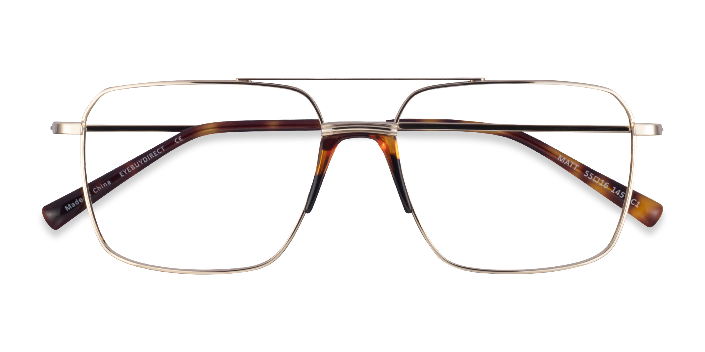 Gold Tortoise Matt -  Acetate Eyeglasses