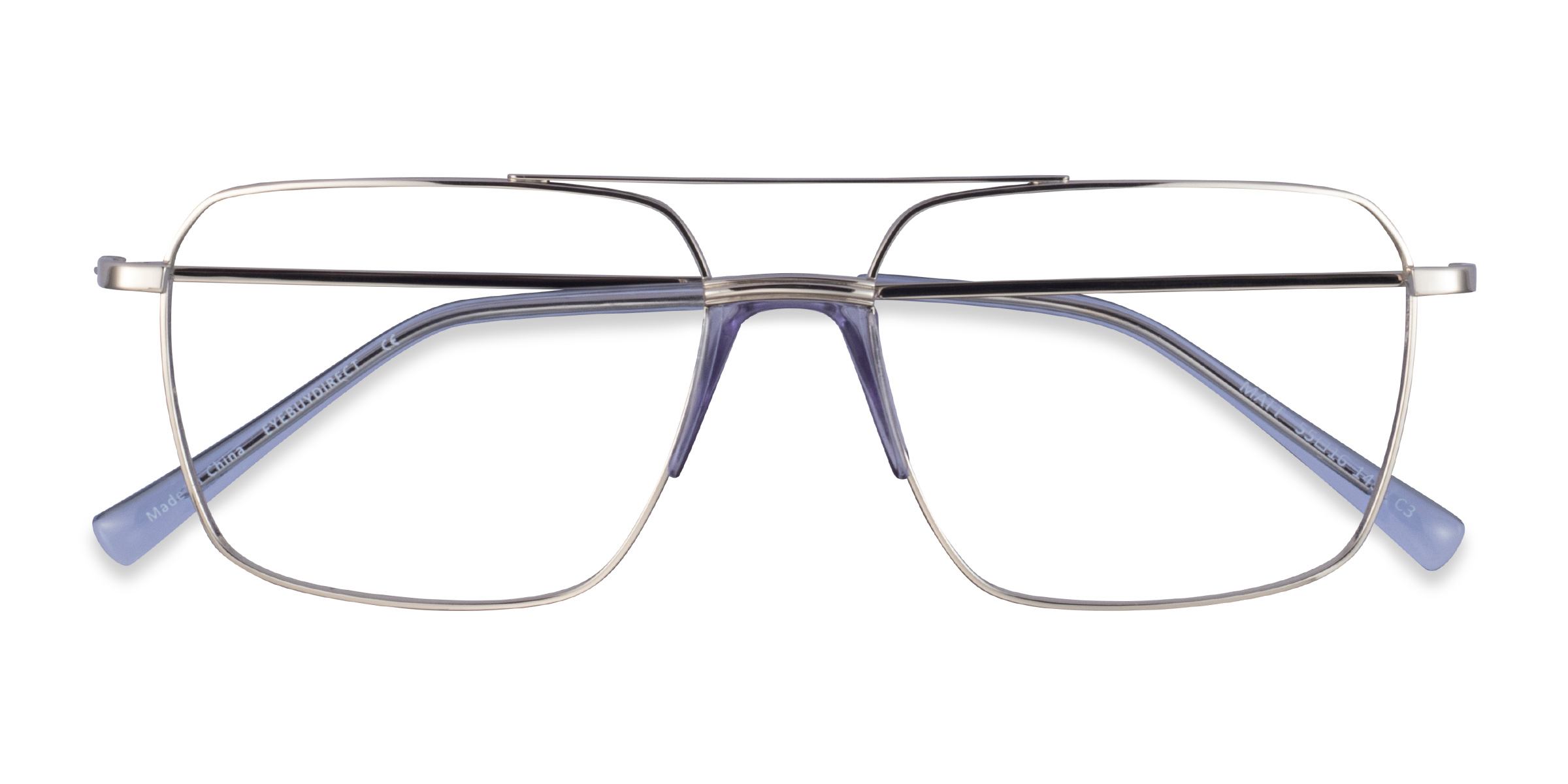 Silver Blue Matt -  Acetate Eyeglasses
