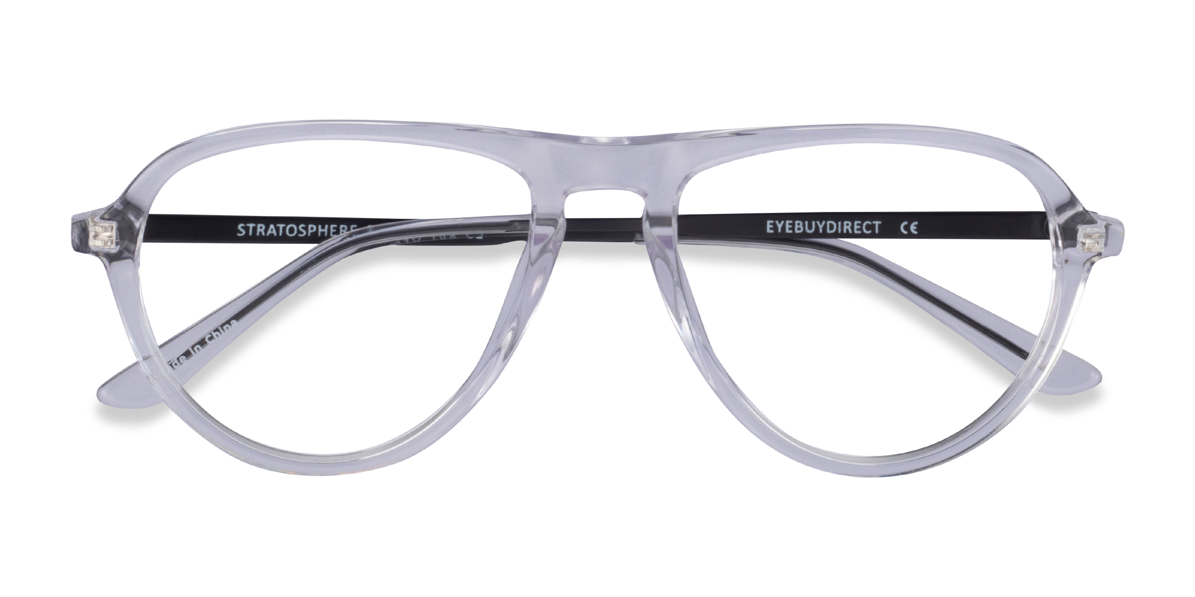 Clear Matte Black Stratosphere -  Acetate Eyeglasses