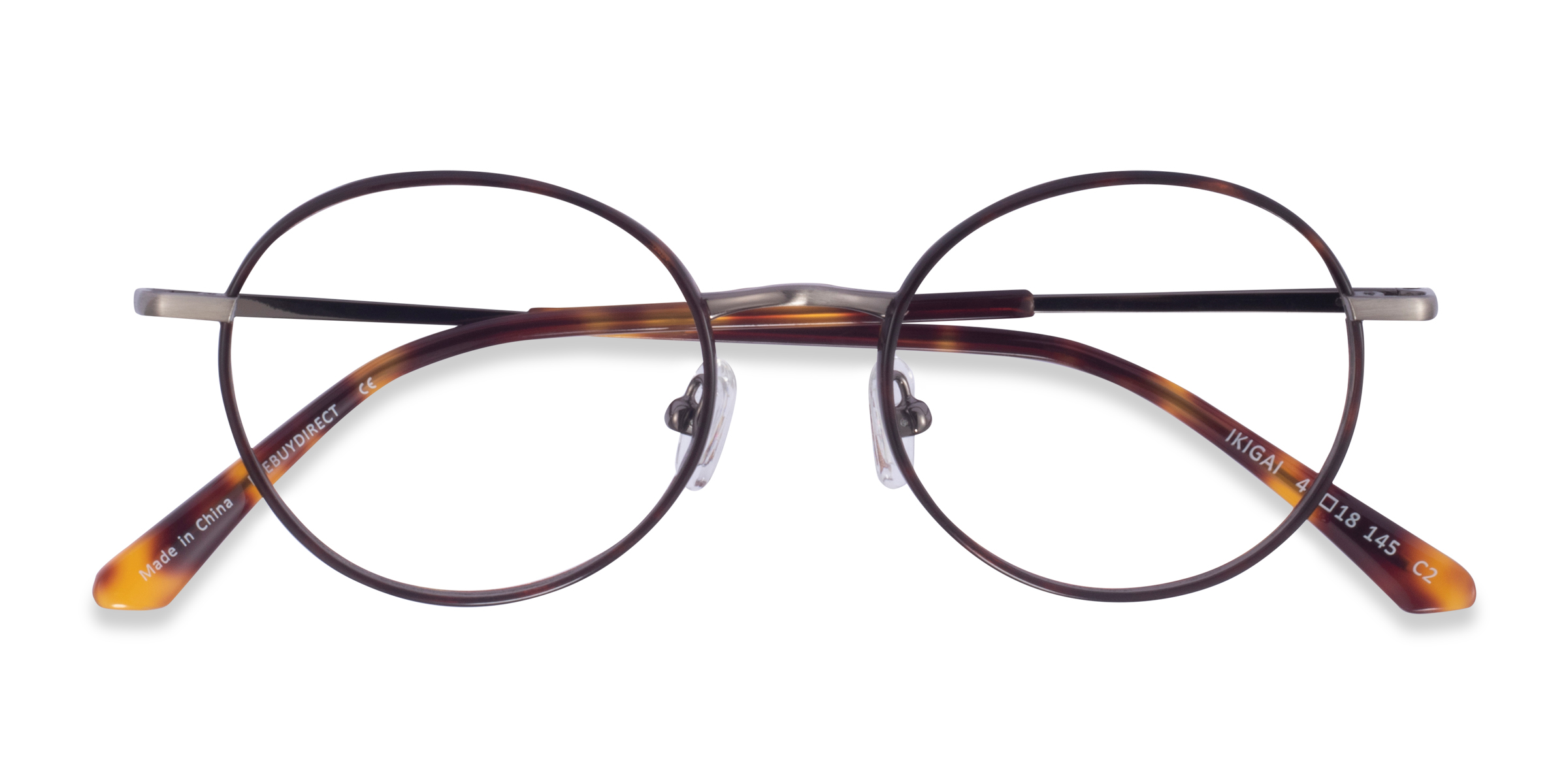 Tortoise Gunmetal Ikigai -  Acetate Eyeglasses