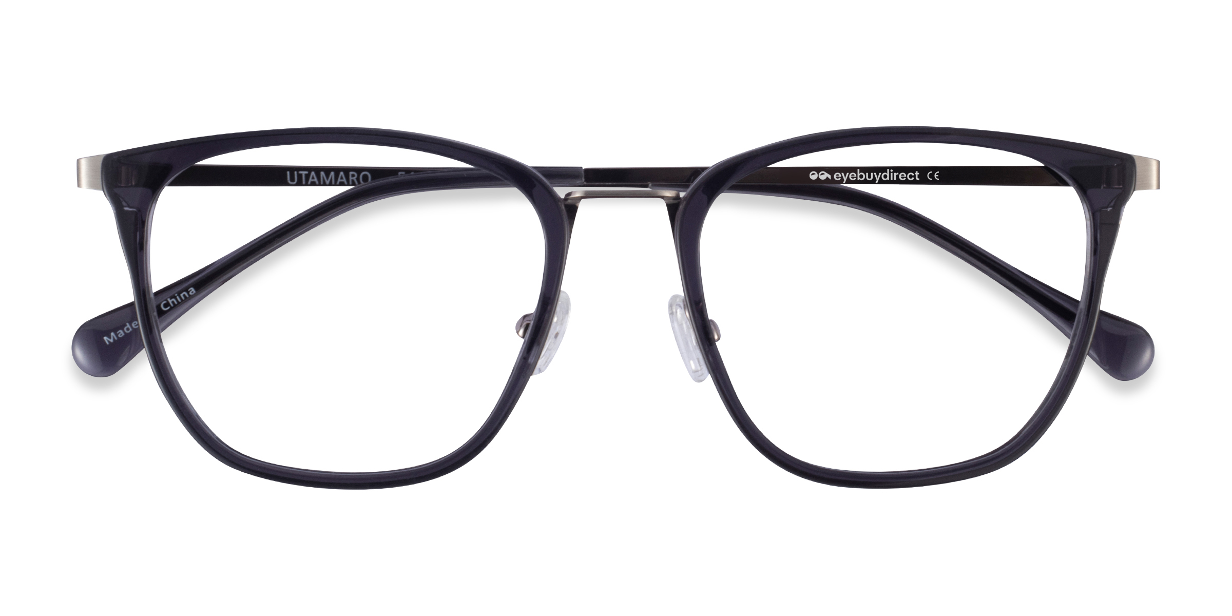 Gray Silver Utamaro -  Acetate Eyeglasses