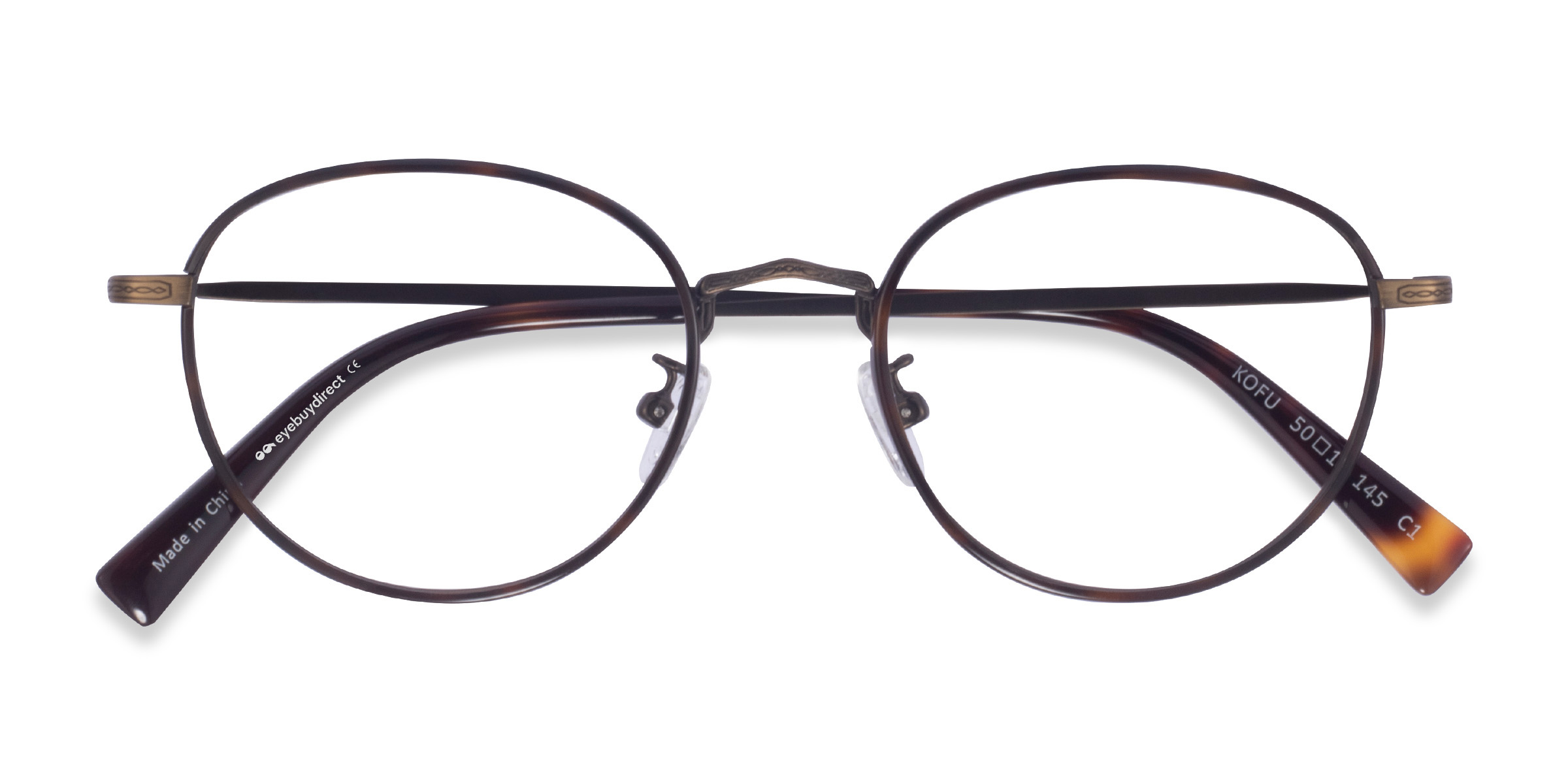 Tortoise Coffee Kofu -  Métal Lunettes de vue