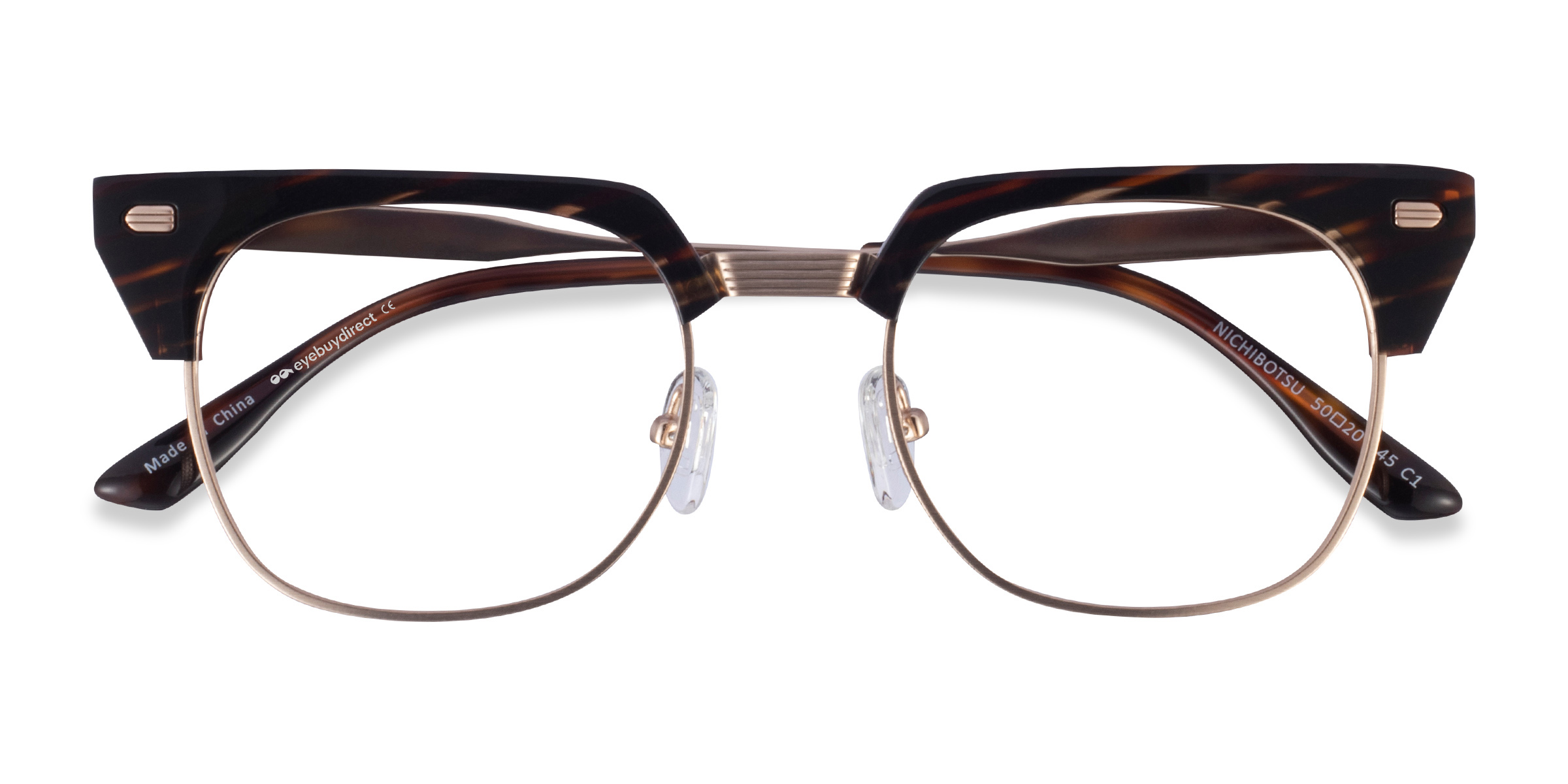 Tortoise Gold Nichibotsu -  Acetate Eyeglasses