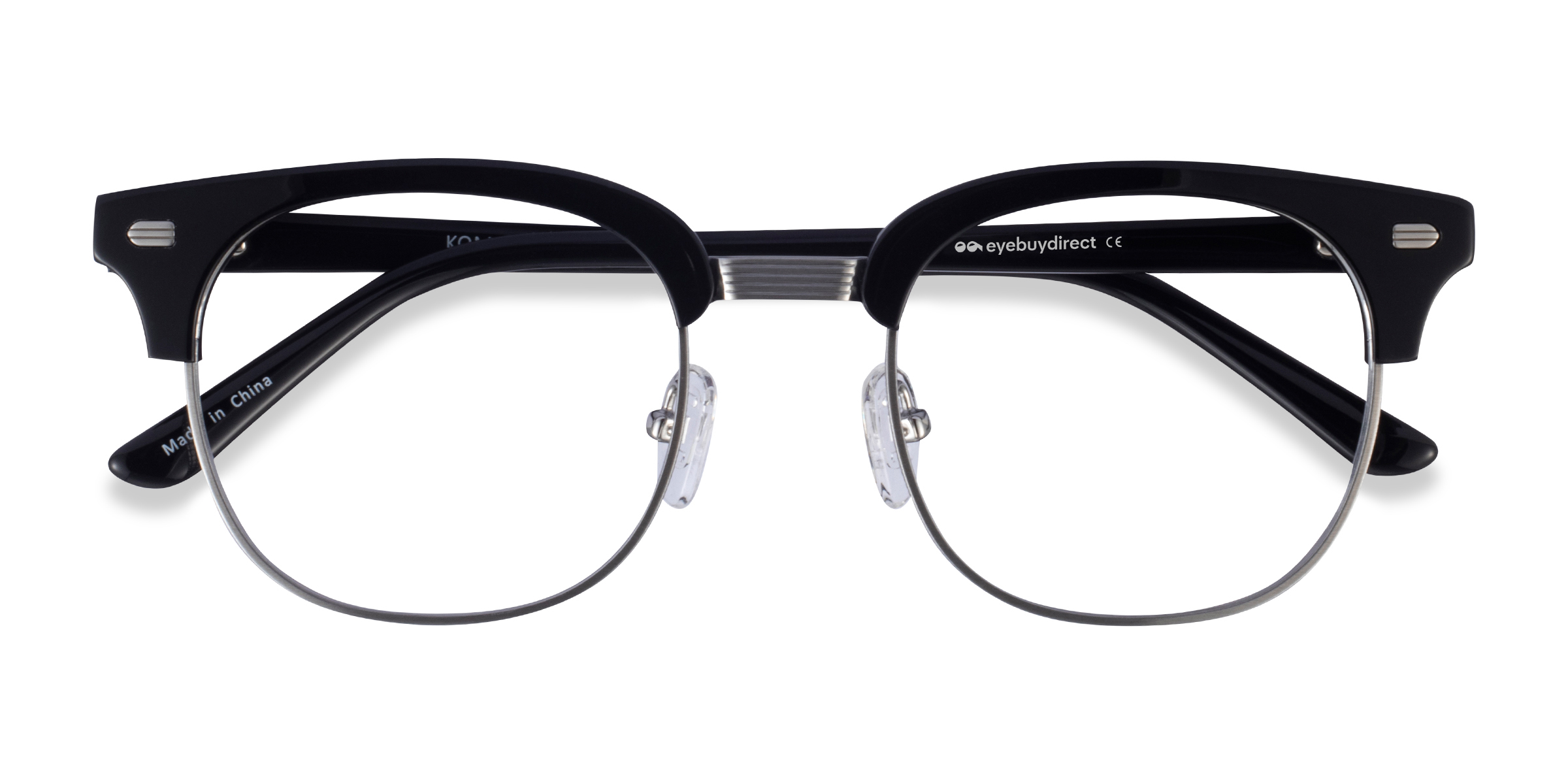 Black Silver Komorebi -  Acetate Eyeglasses