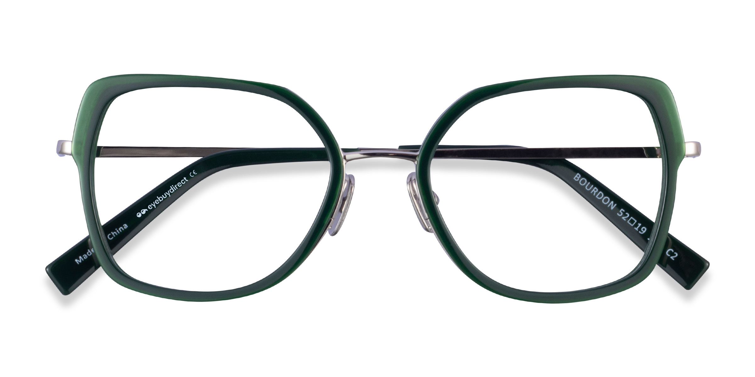 Green Silver Bourdon -  Acétate Lunettes de vue