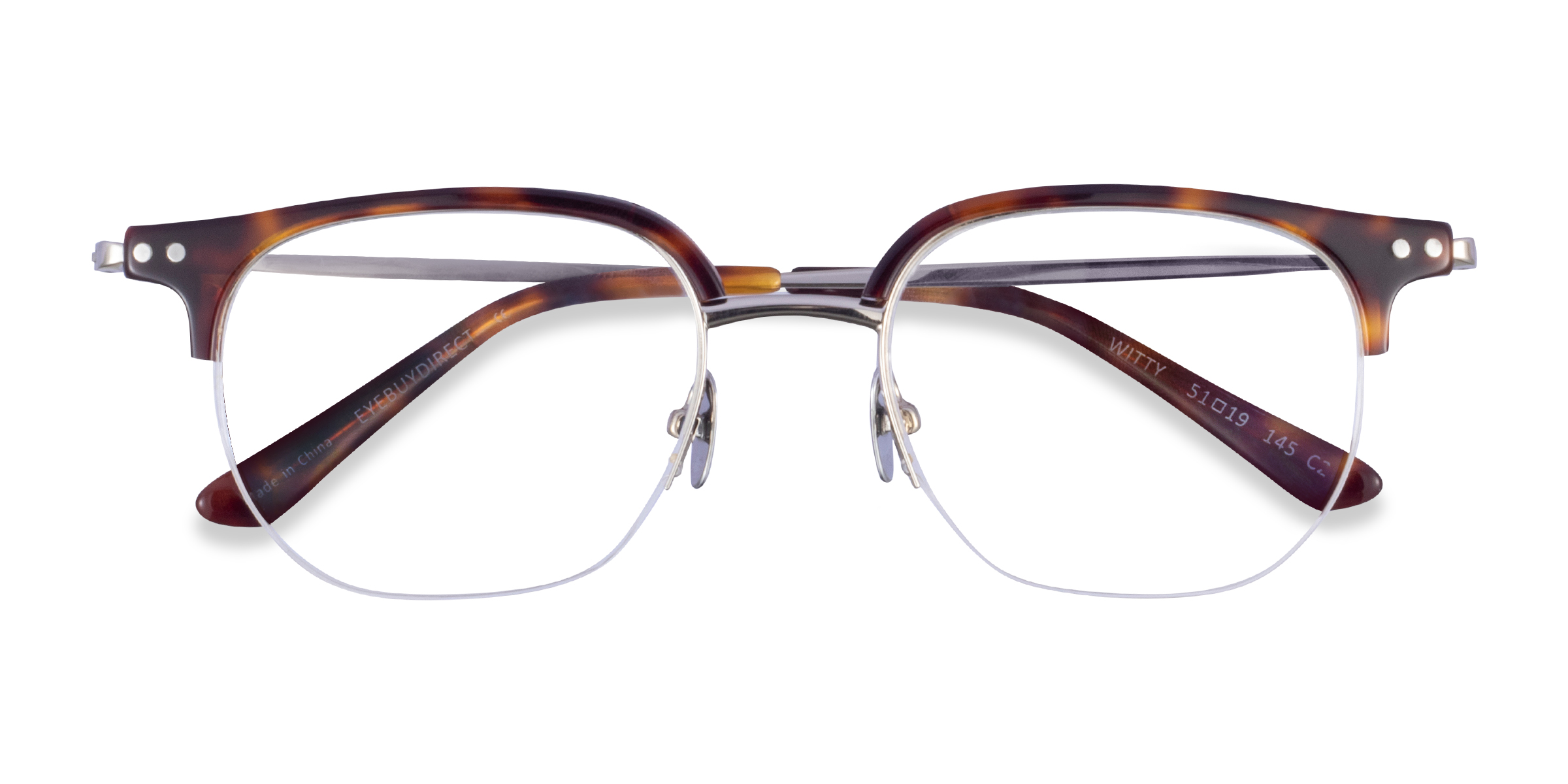 Tortoise Silver Witty -  Acétate Lunettes de vue