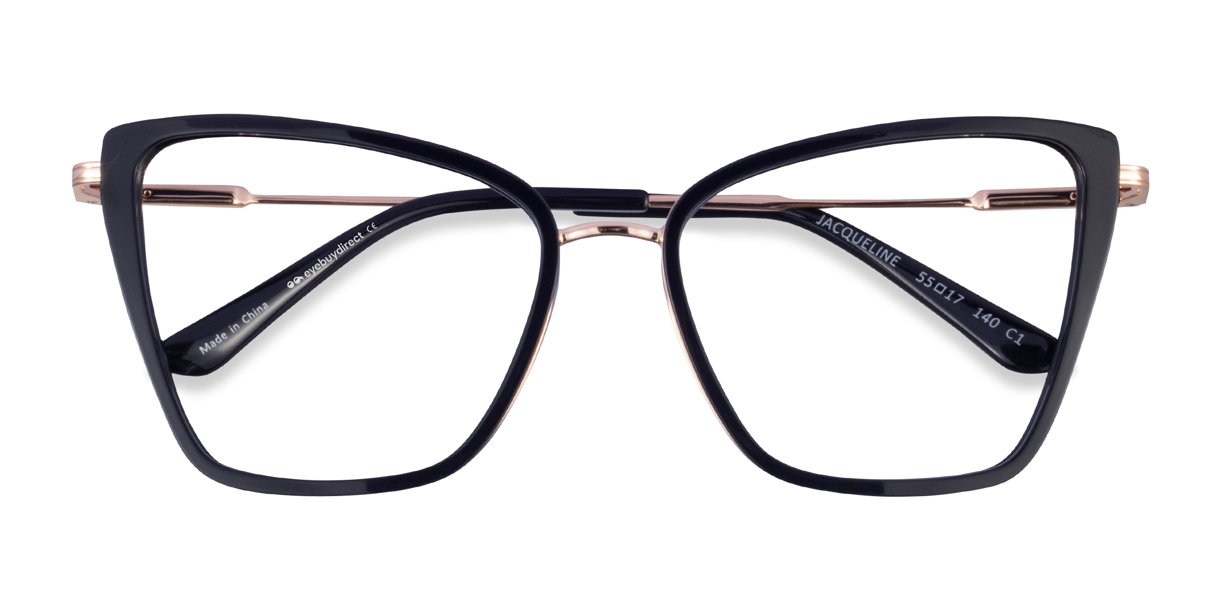 Black Gold Jacqueline -  Acetate Eyeglasses