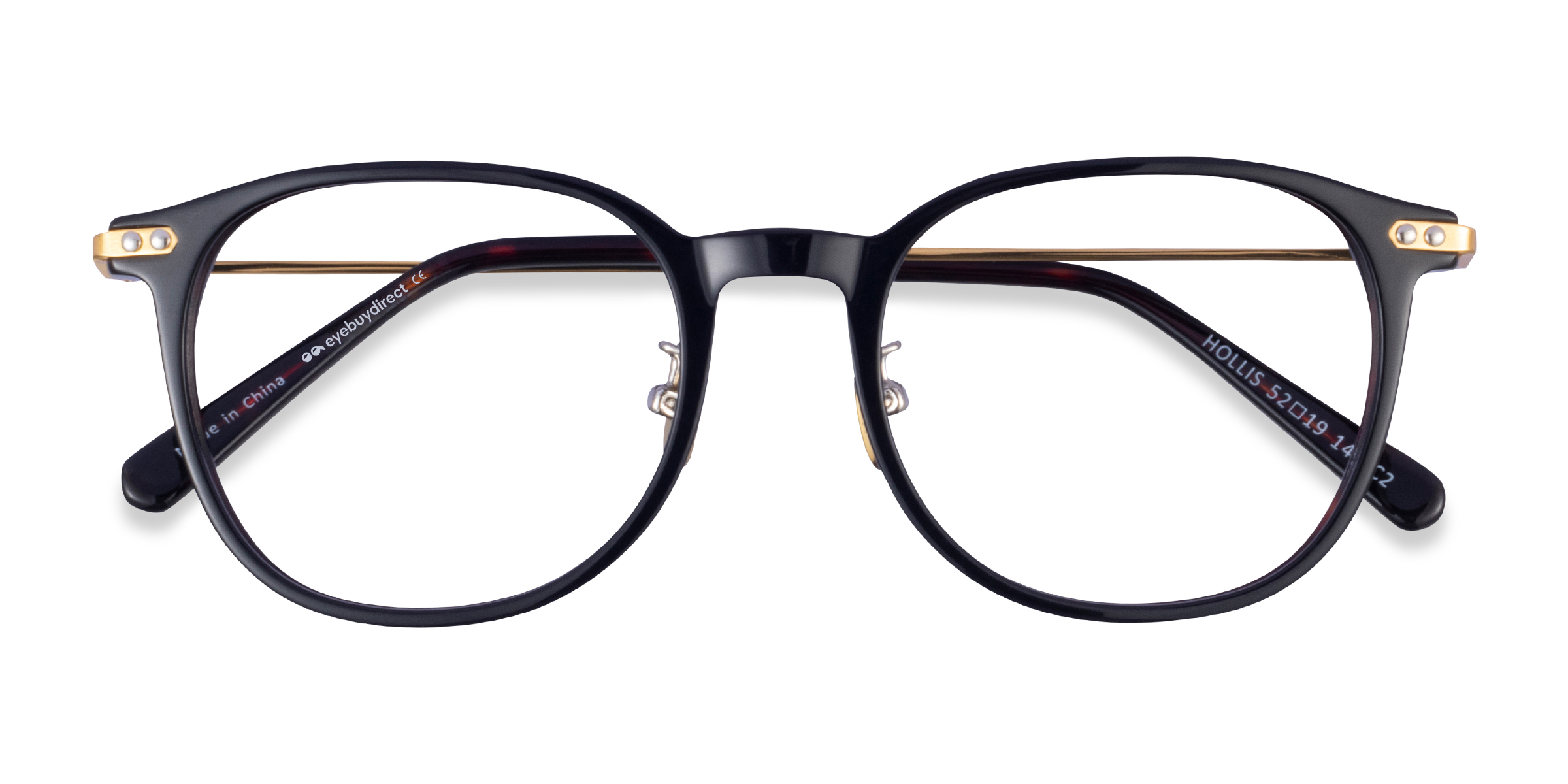 Black Gold Hollis -  Acetate Eyeglasses