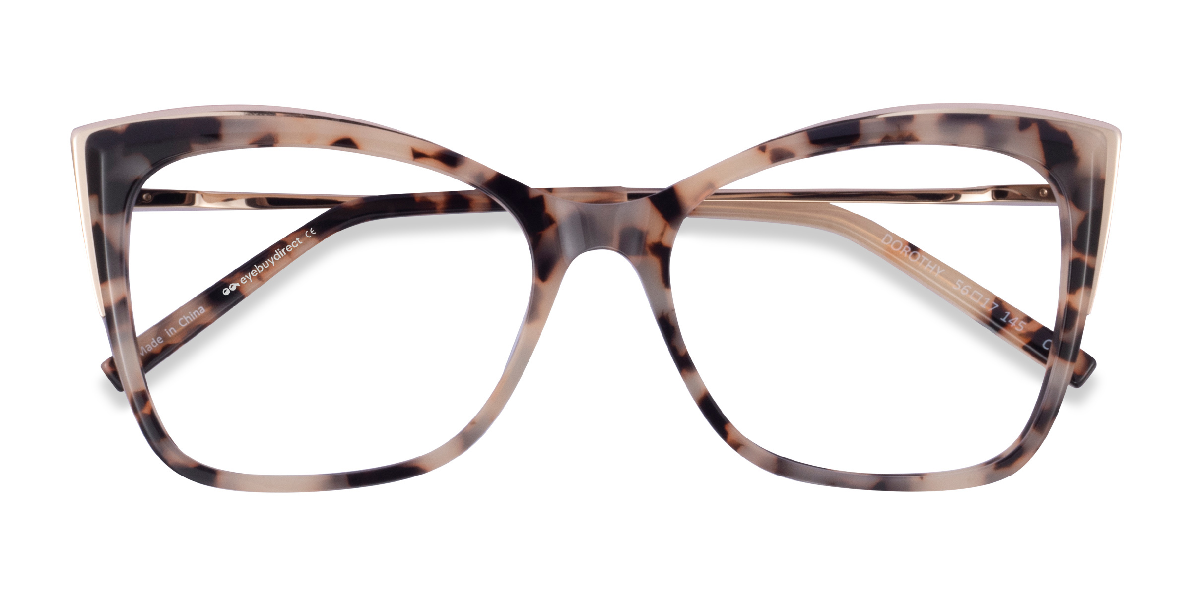 Ivory Tortoise Gold Dorothy -  Acétate Lunettes de vue