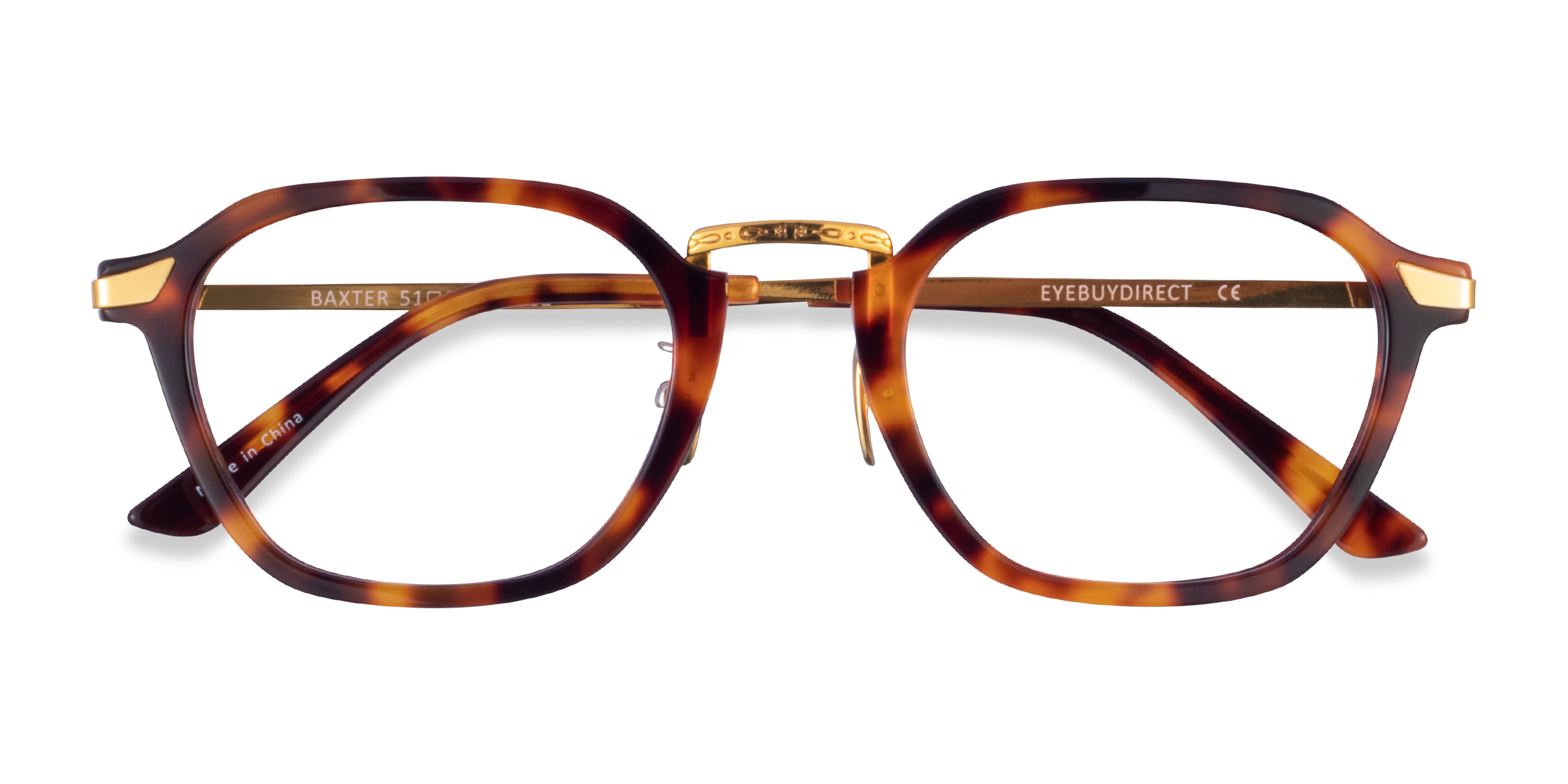 Tortoise Gold Baxter -  Métal Lunettes de vue