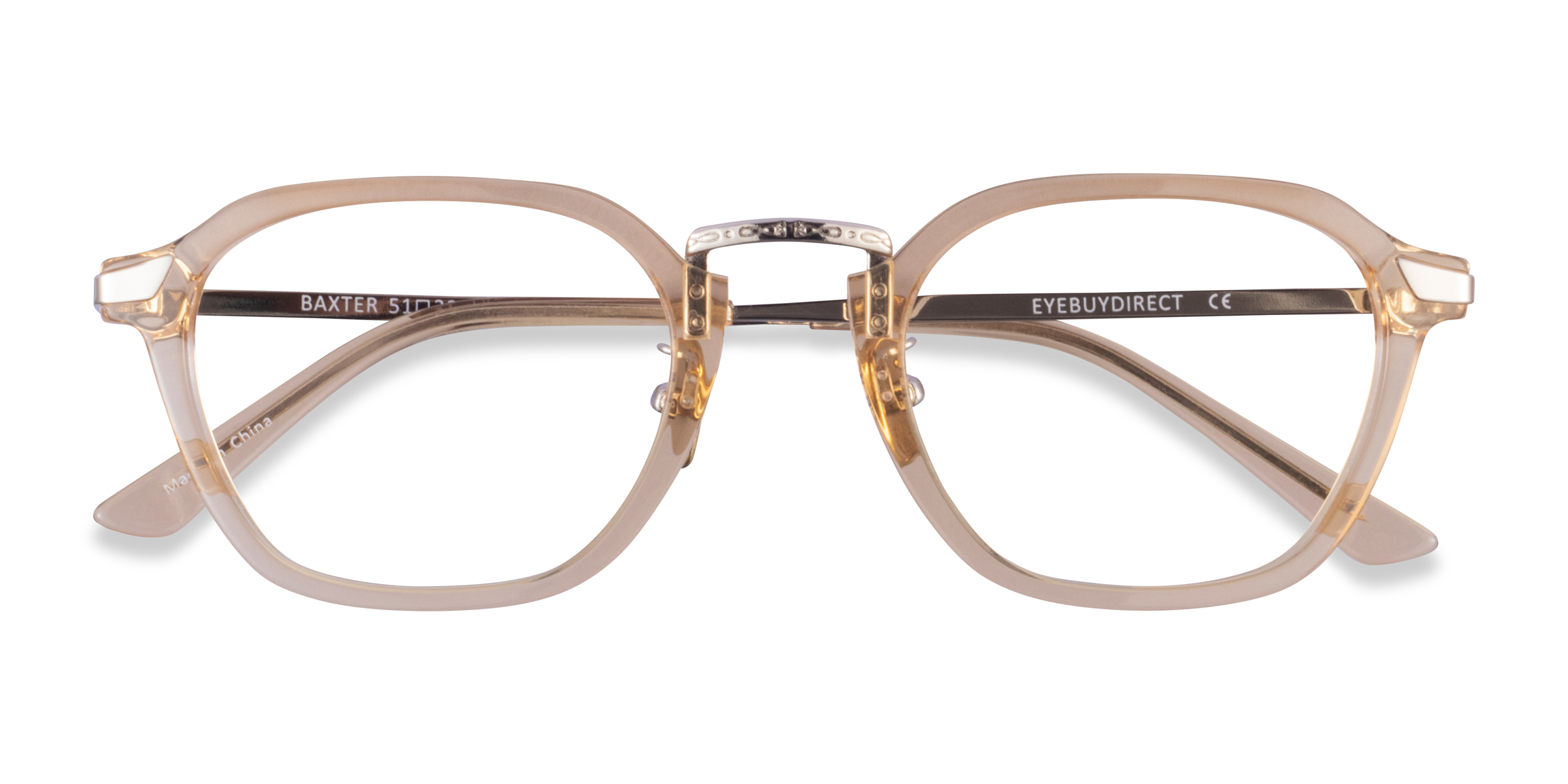 Clear Yellow Light Gold Baxter -  Acétate Lunettes de vue