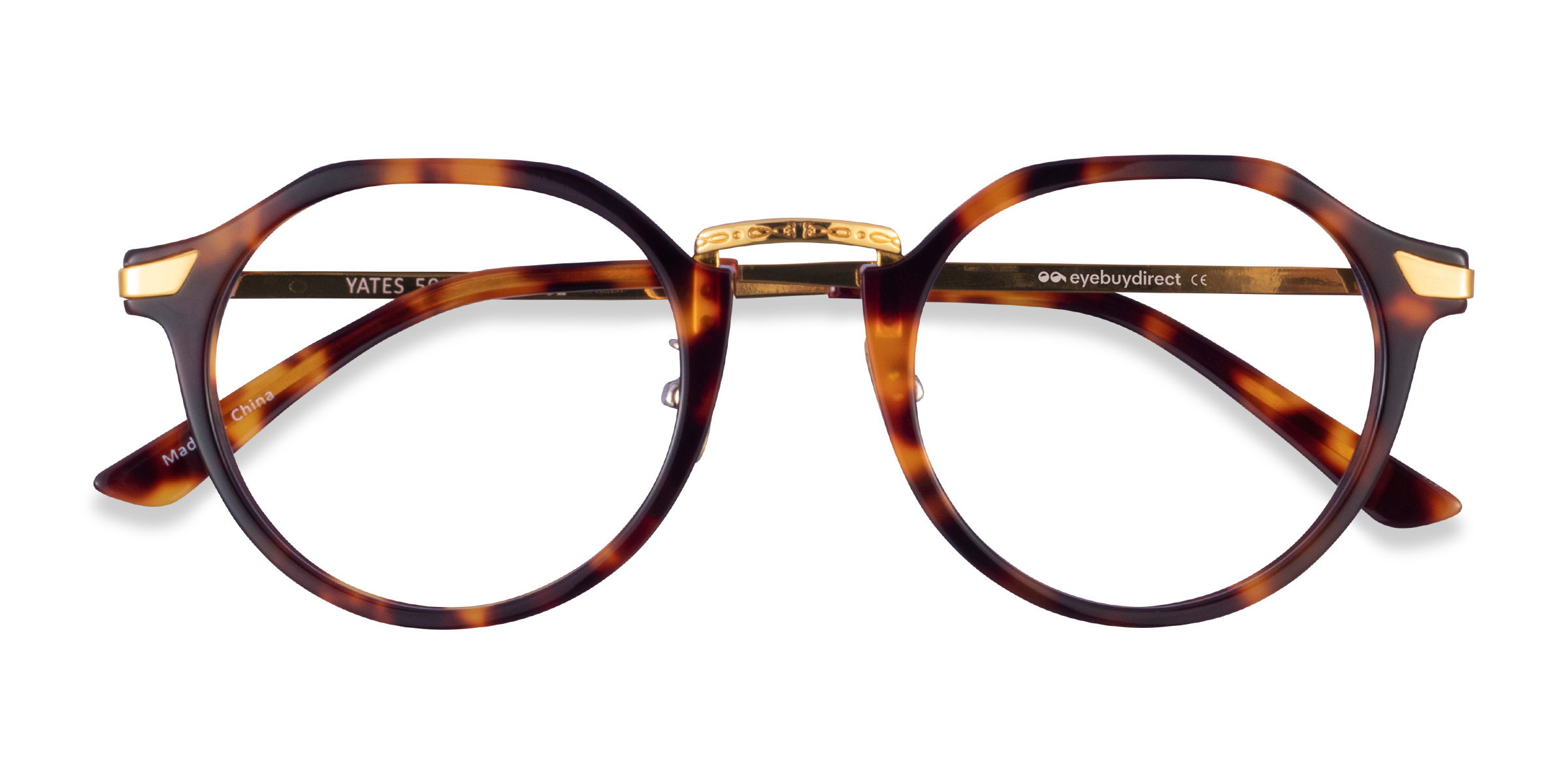 Tortoise Gold Yates -  Acetate Eyeglasses
