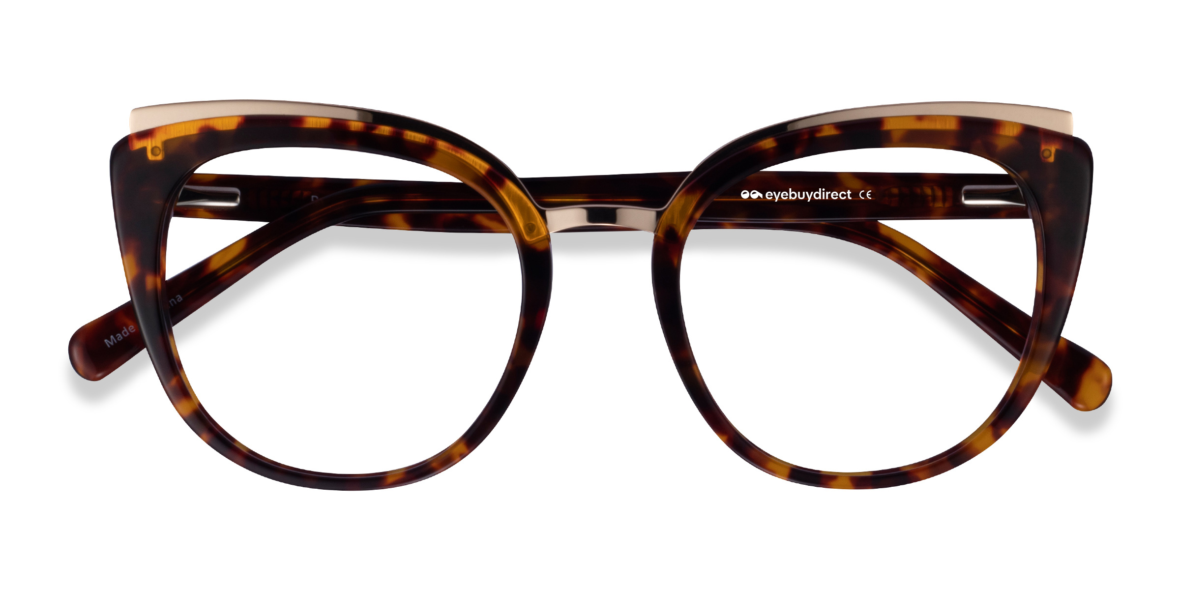 Tortoise Gold Bombay -  Acetate Eyeglasses