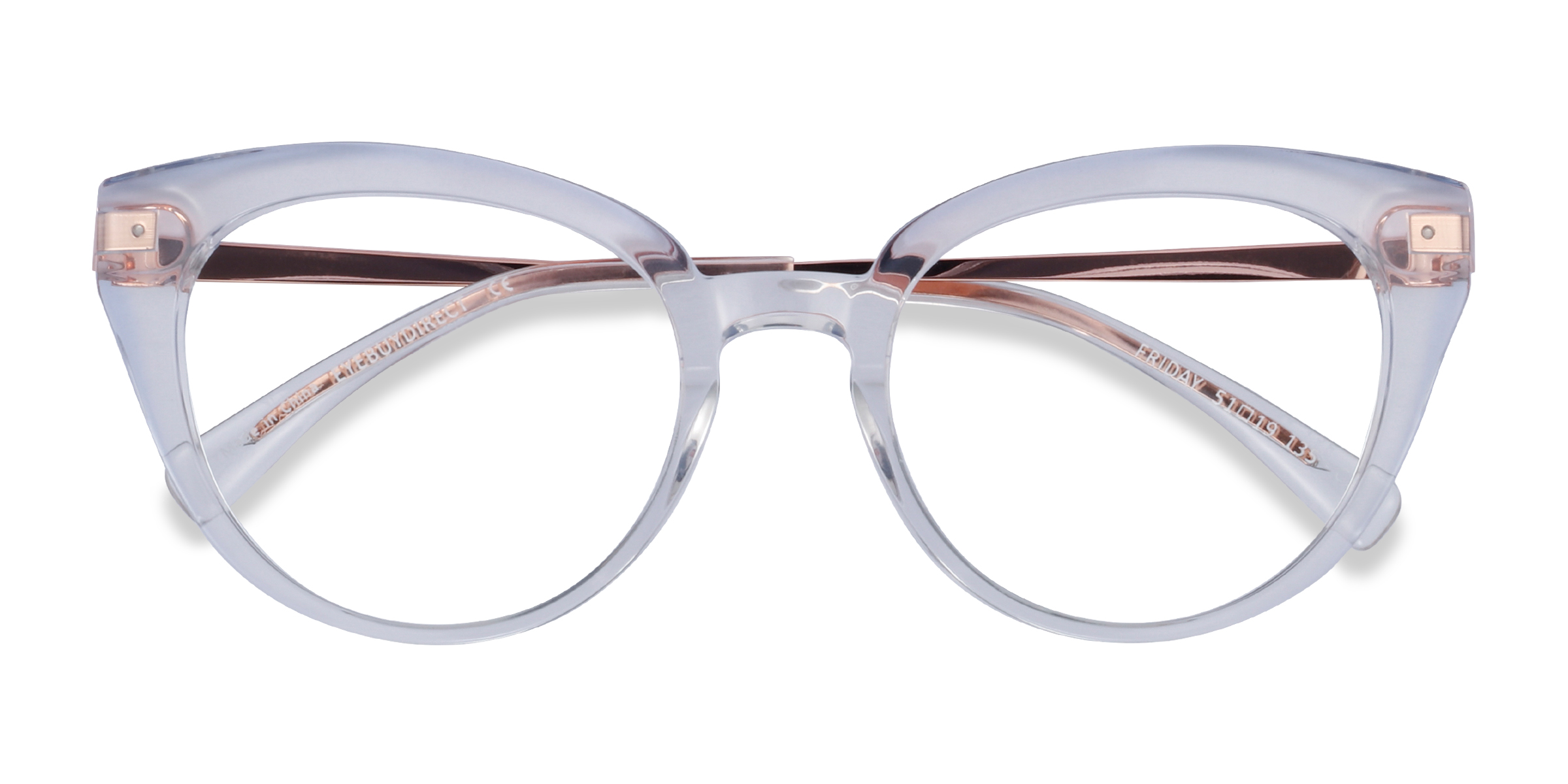 Clear Purple Friday -  Acetate Eyeglasses