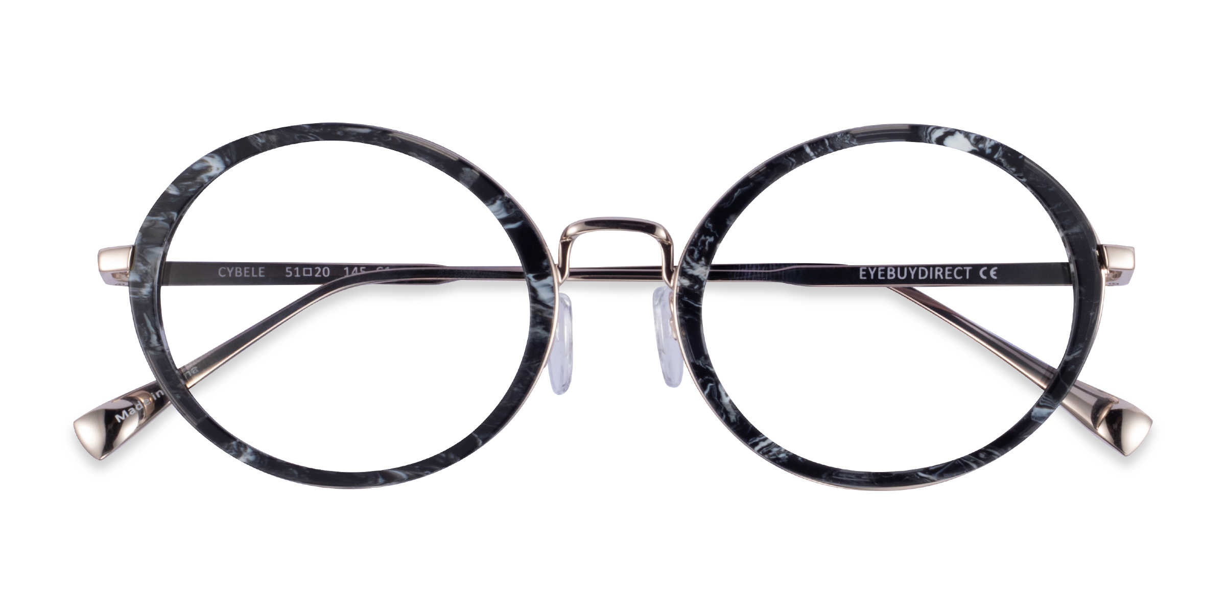 Gray Floral Gold Cybele -  Acétate Lunettes de vue