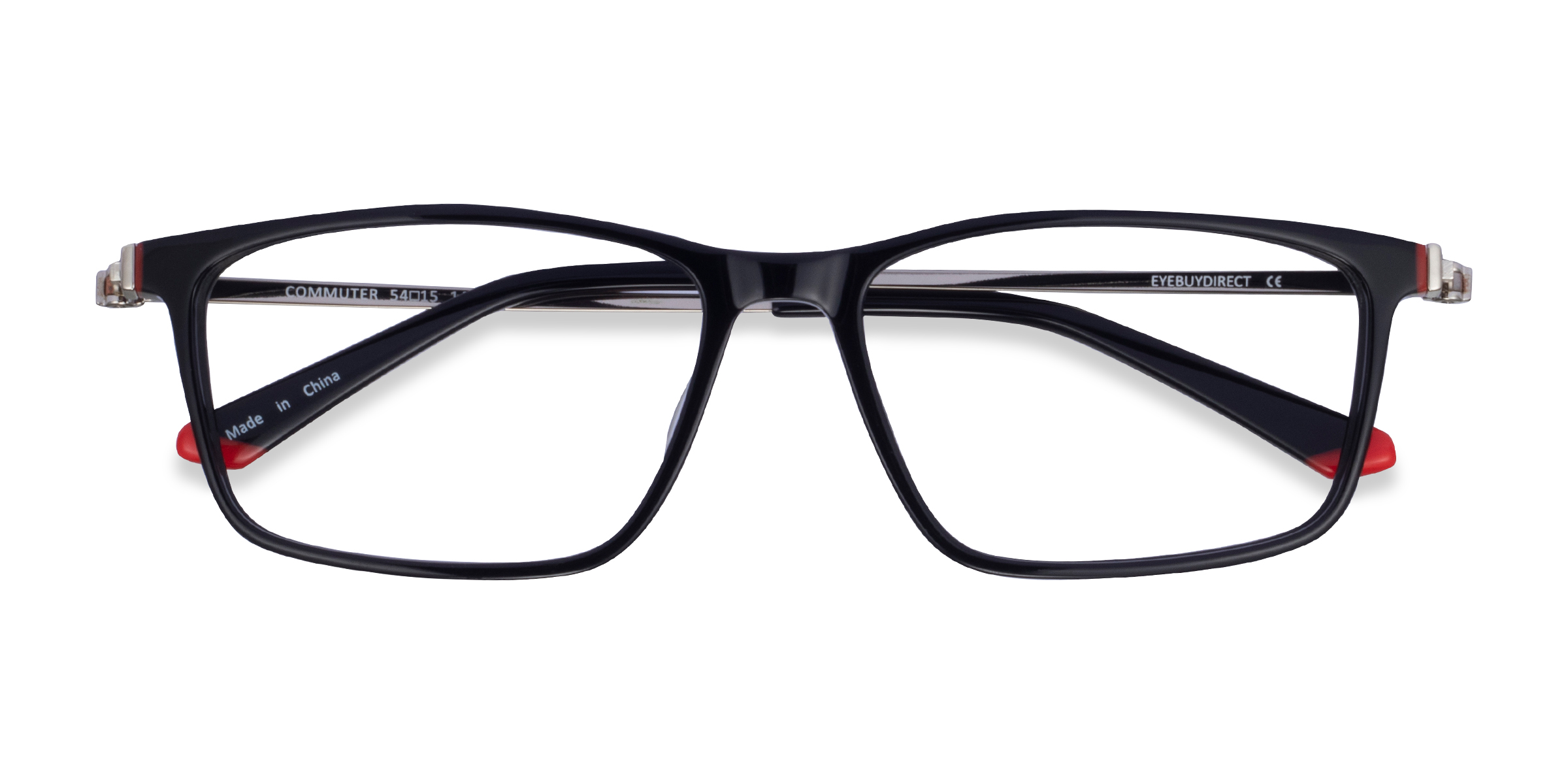 Black Red Gold Commuter -  Acétate Lunettes de vue