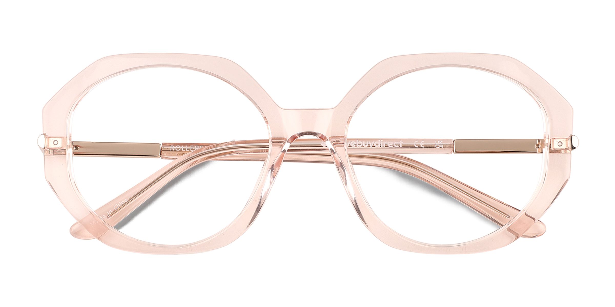 Crystal Champagne Rollerskate -  Acetate Eyeglasses